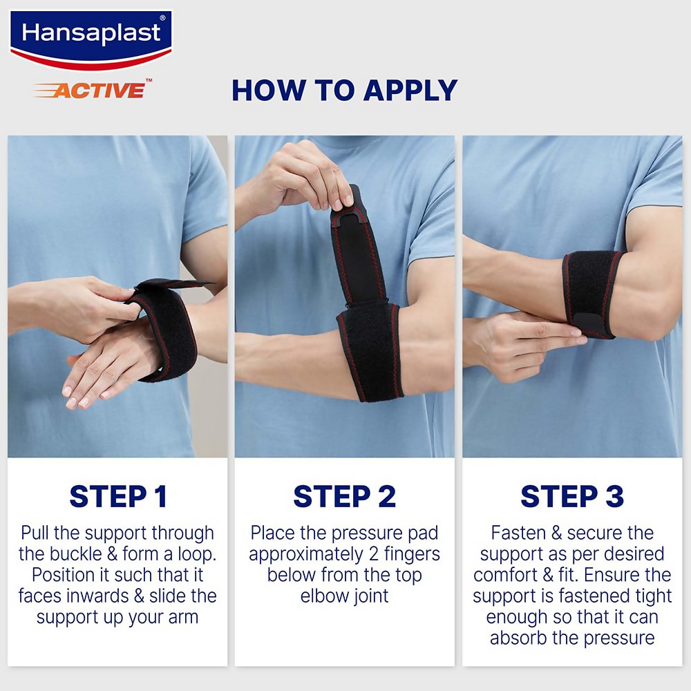 Hansaplast Active Tennis Elbow Support for Men & Women