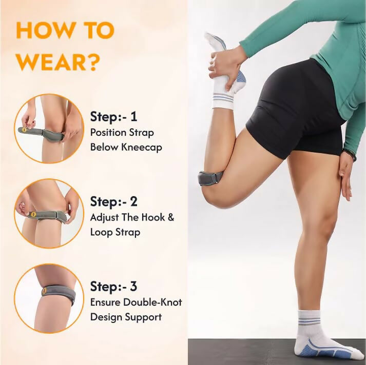 Orth-rem Patella Stabilizer (Pair) Knee Support Strap