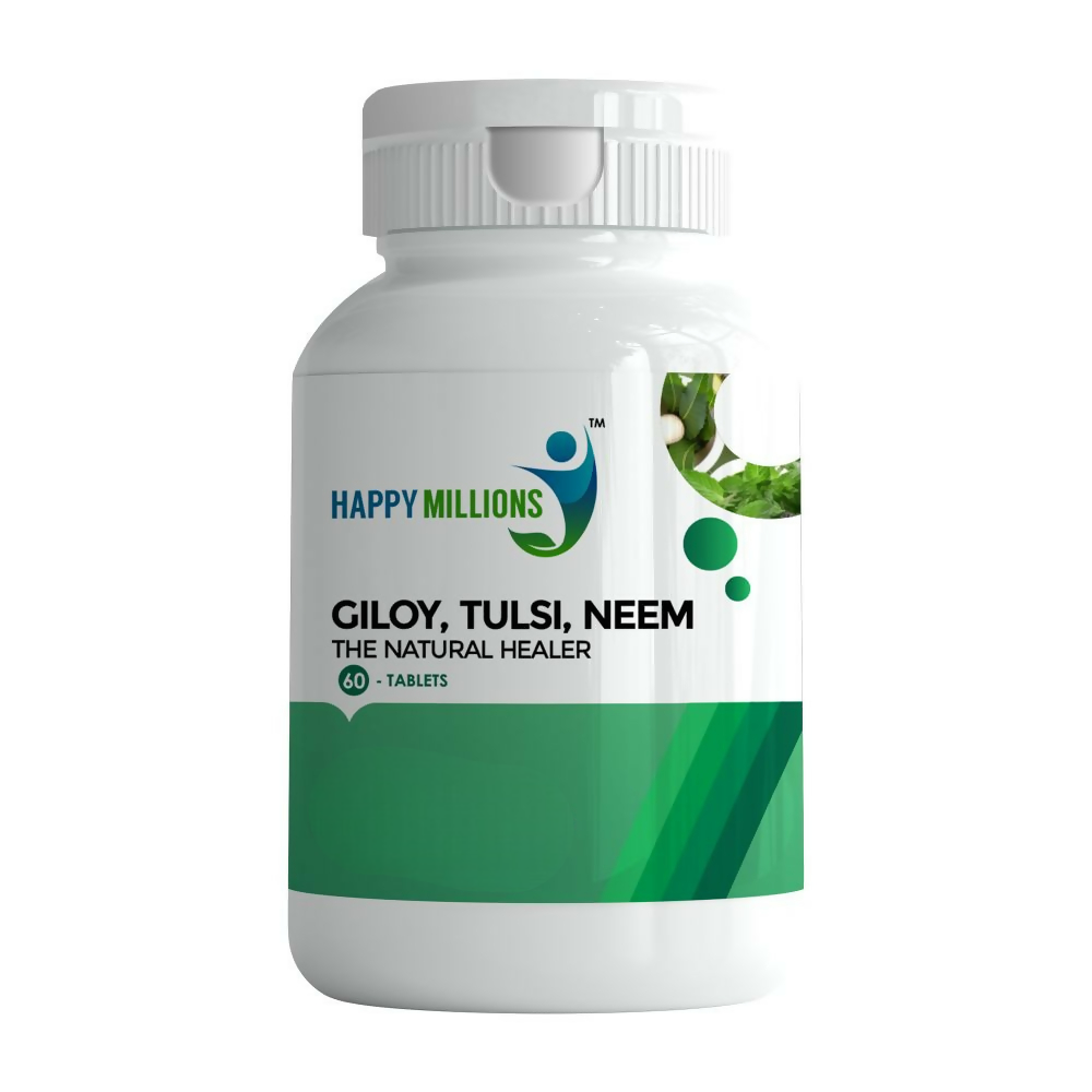 HappyMillions Giloy Tulsi Neem Tablets