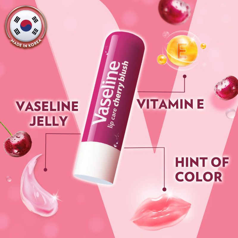 Vaseline Lip Care Lip Balm Stick - Cherry Blush