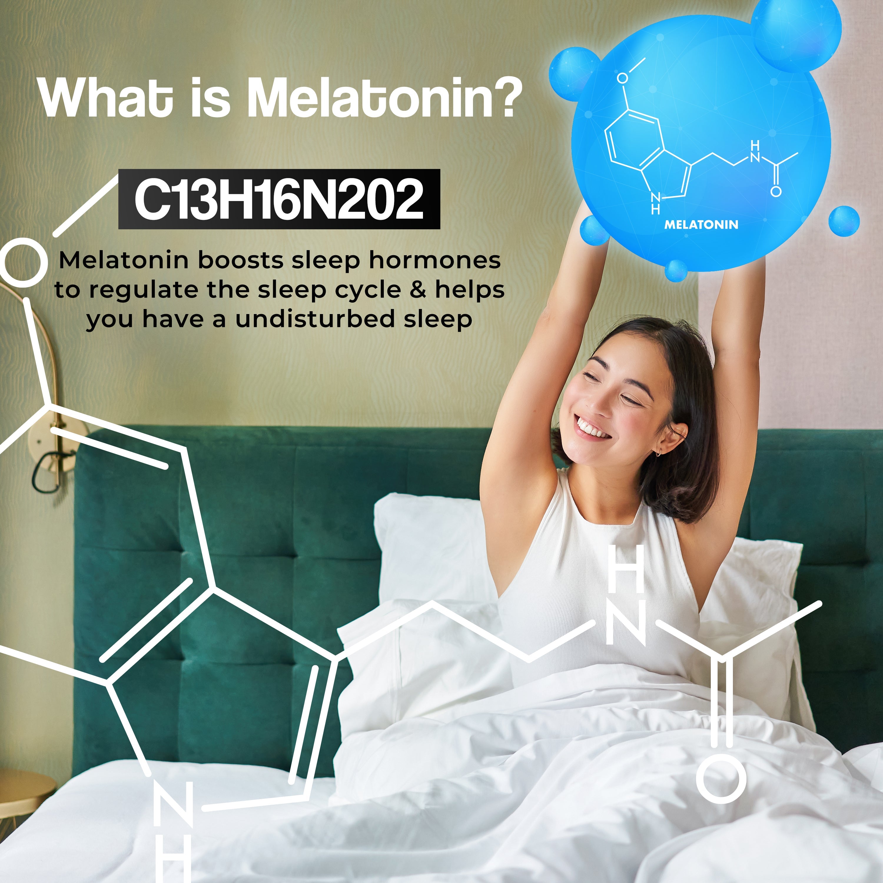 Health Veda Organics Melatonin Sleep & Relaxation Capsules