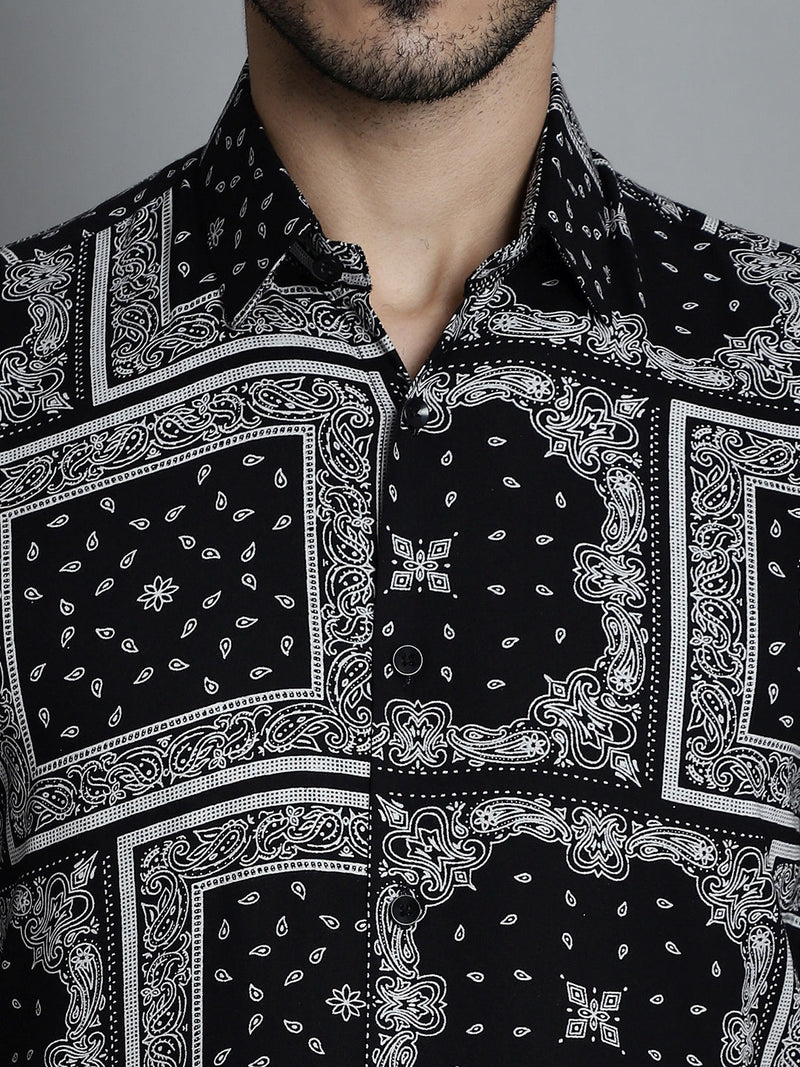 Men's Paisley Printed Formal Shirts