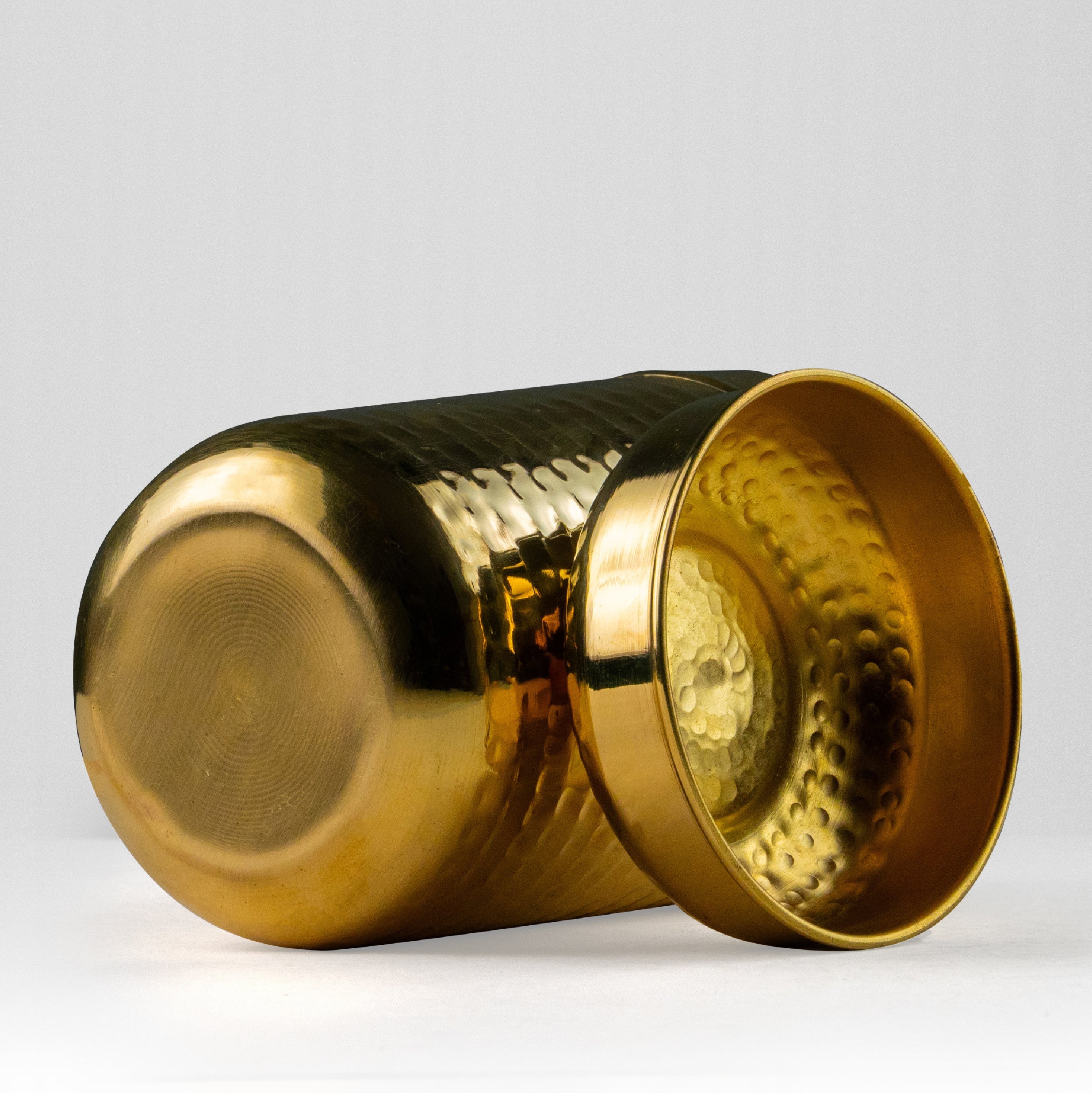 Health Smith Brass Dabba for Storage | Pure Brass Jar/Container | Multipurpose Dabba (Small)