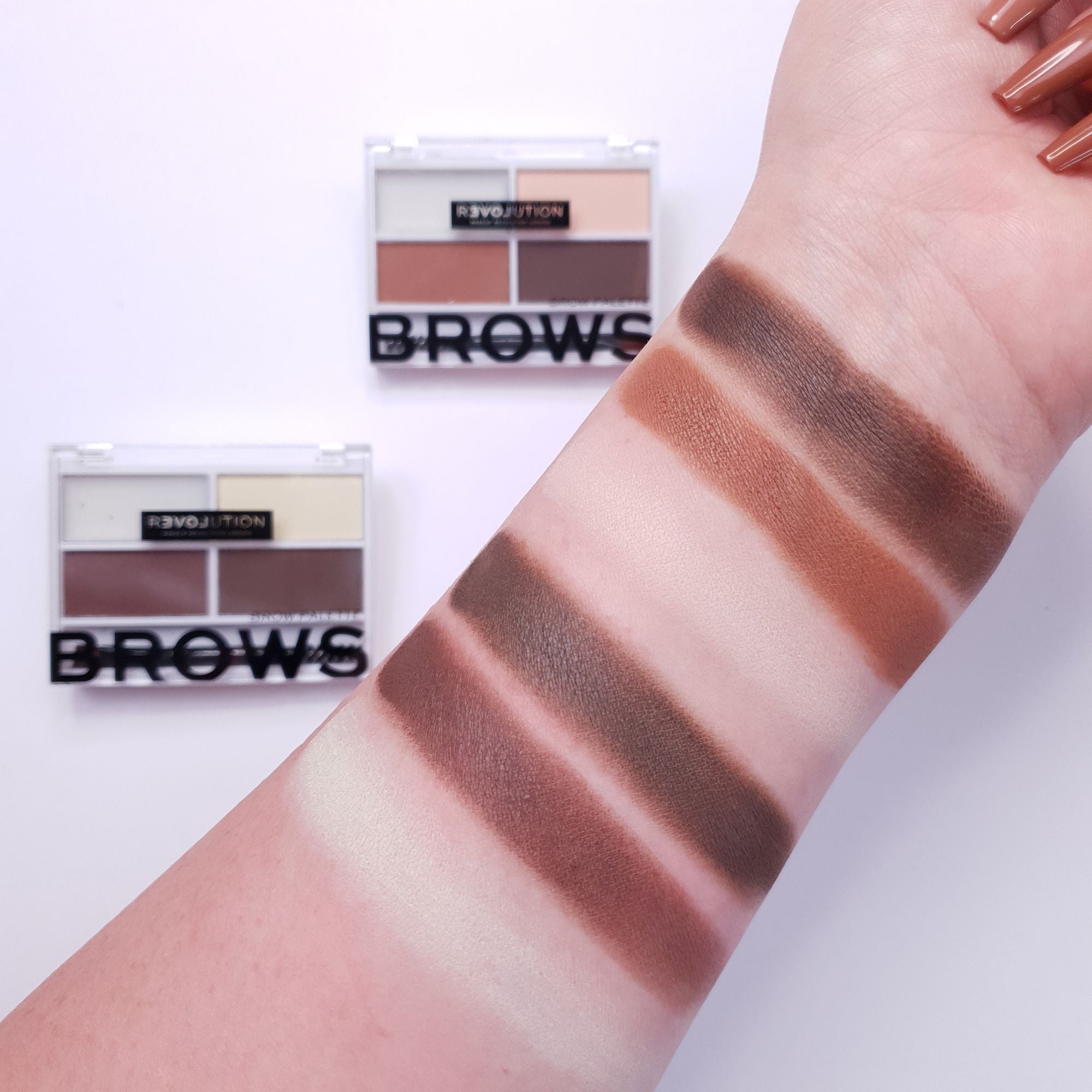 Makeup Revolution Relove Colour Cult Brow Palette - Dark