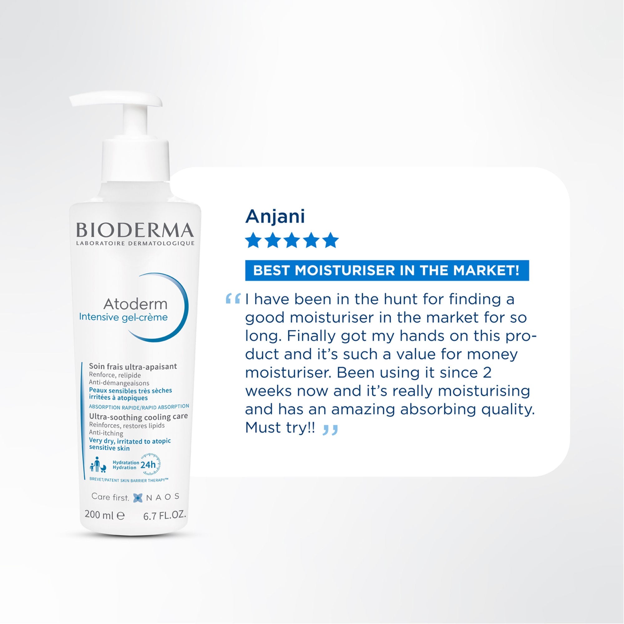 Bioderma Atoderm Intensive Gel Creme Moisturizer