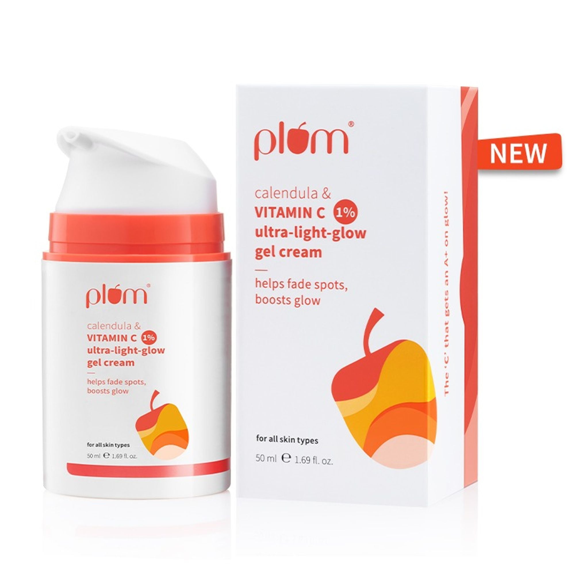 Plum 1% Vitamin C Ultra-Light-Glow Boosting Gel Cream
