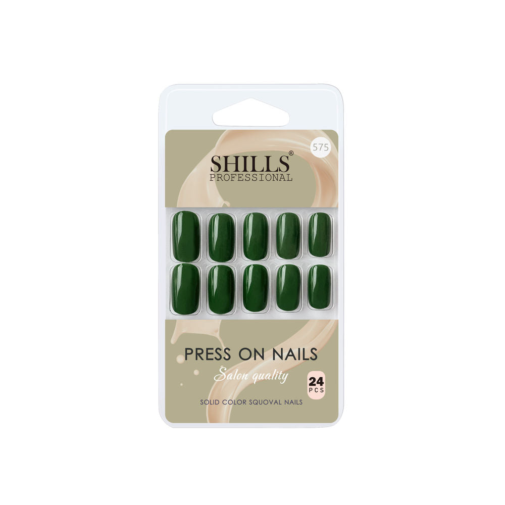 Shills Professional Reusable Press On Nails Square - SPN575