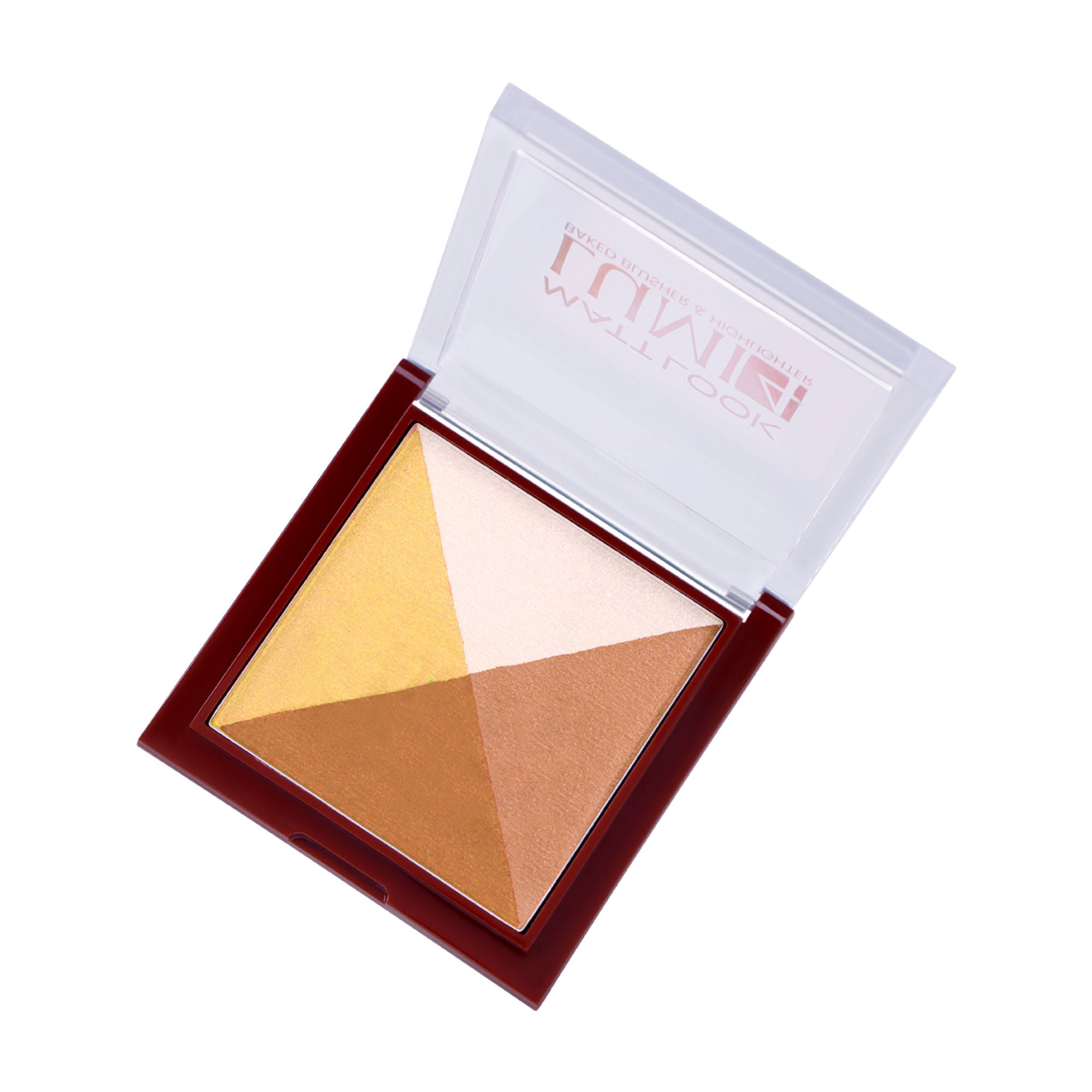 Matt Look Lumi 4 Baked Blusher & Highlighter - Golden Hours