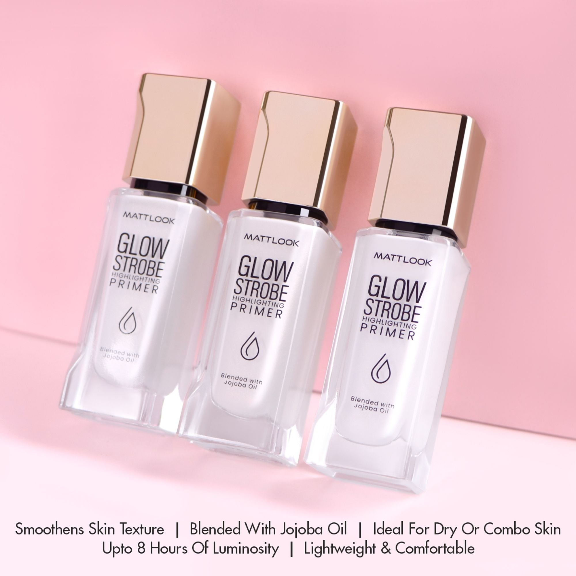 Matt Look Glow Strobe Highlighting Primer - Gold Glow