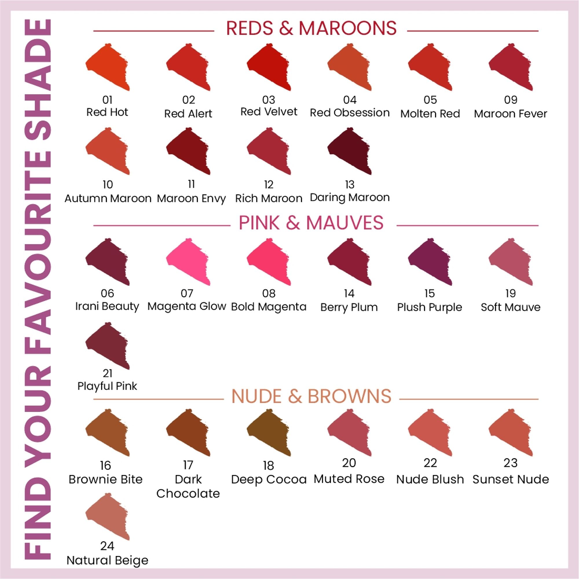 Matt Look Desi Diva HD Matte Lipstick - Natural Beige-24
