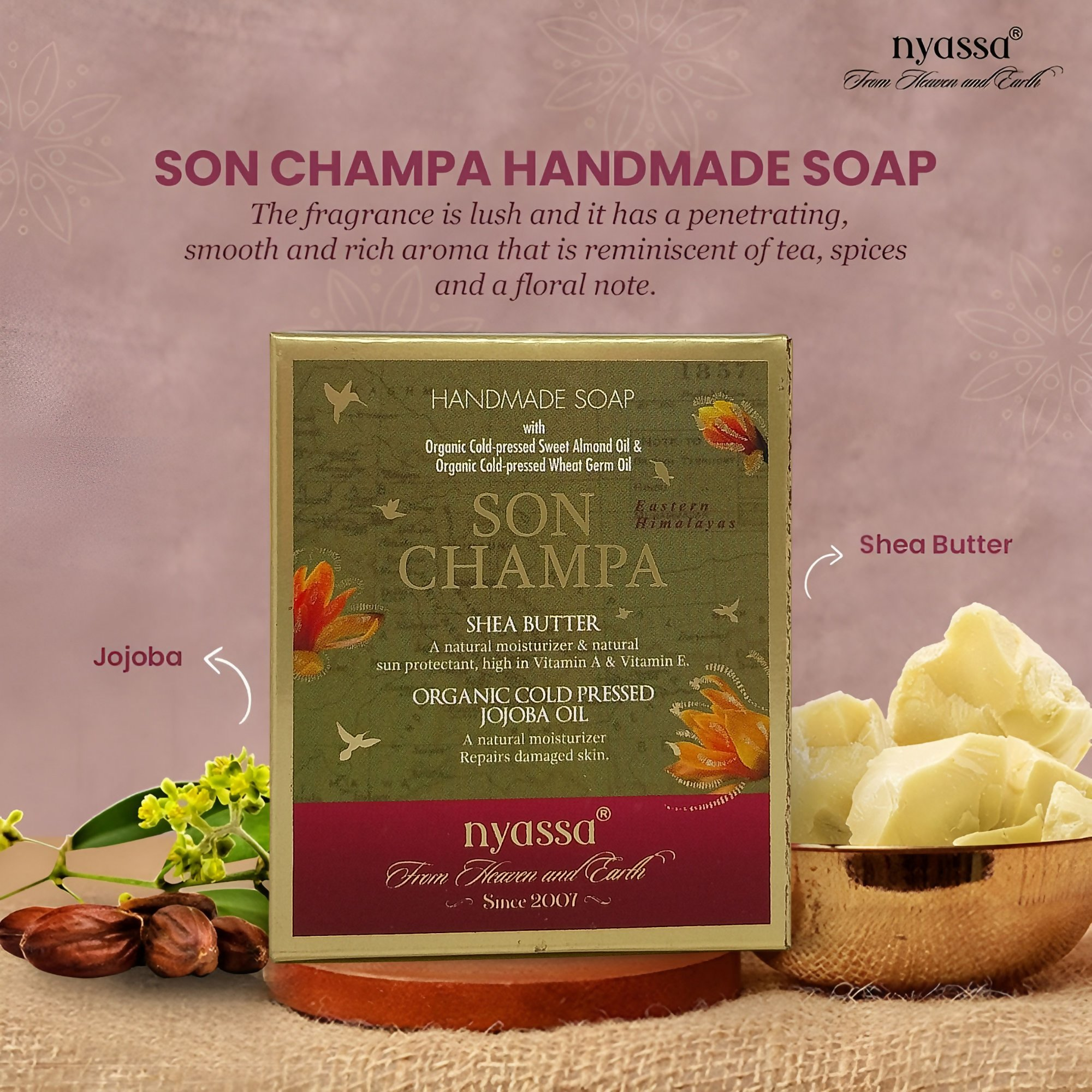 Nyassa Son Champa Handmade Soap