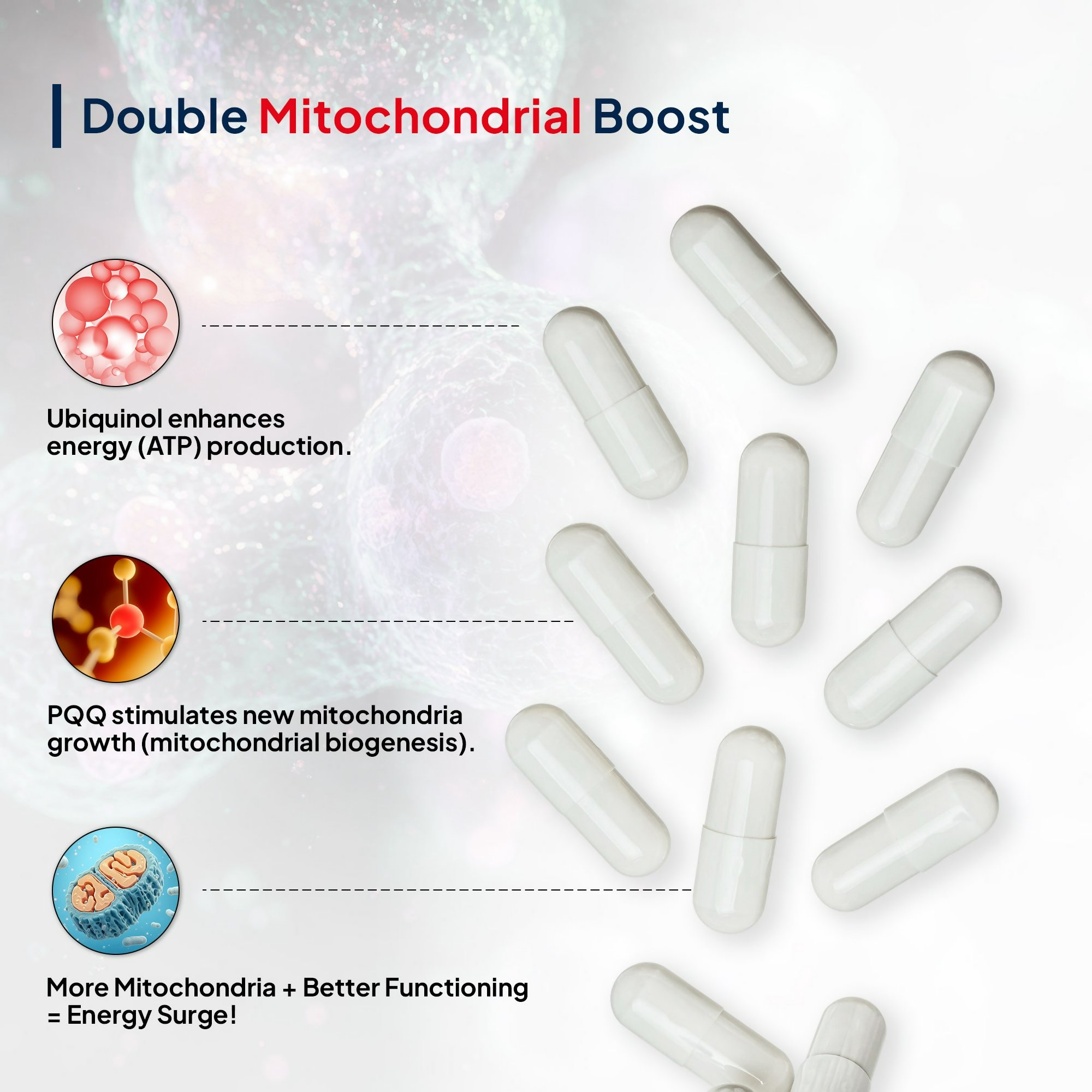 Miduty by Palak Notes Active CoQ10 + PQQ Capsules