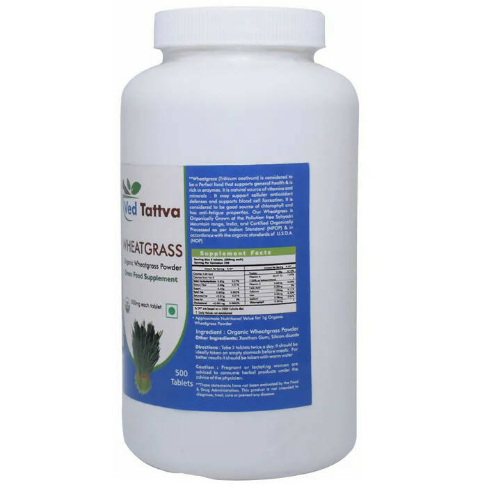 Ved Tattva Wheatgrass Tablets