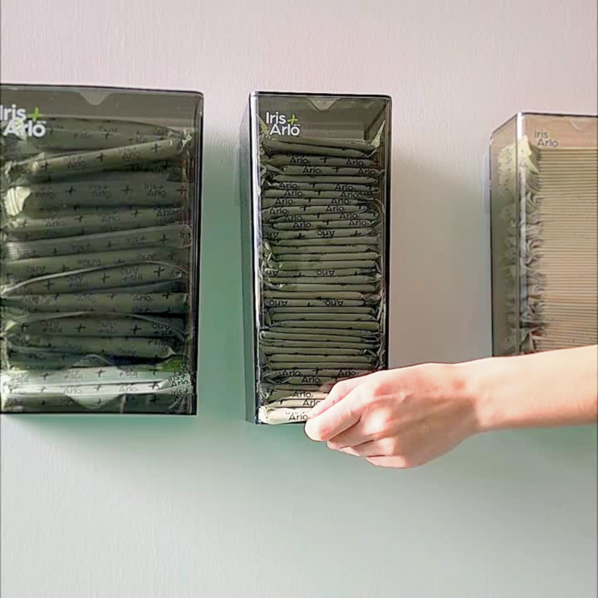 Recycled Plexiglass Wall-Mounted Dispenser - Daily Pads