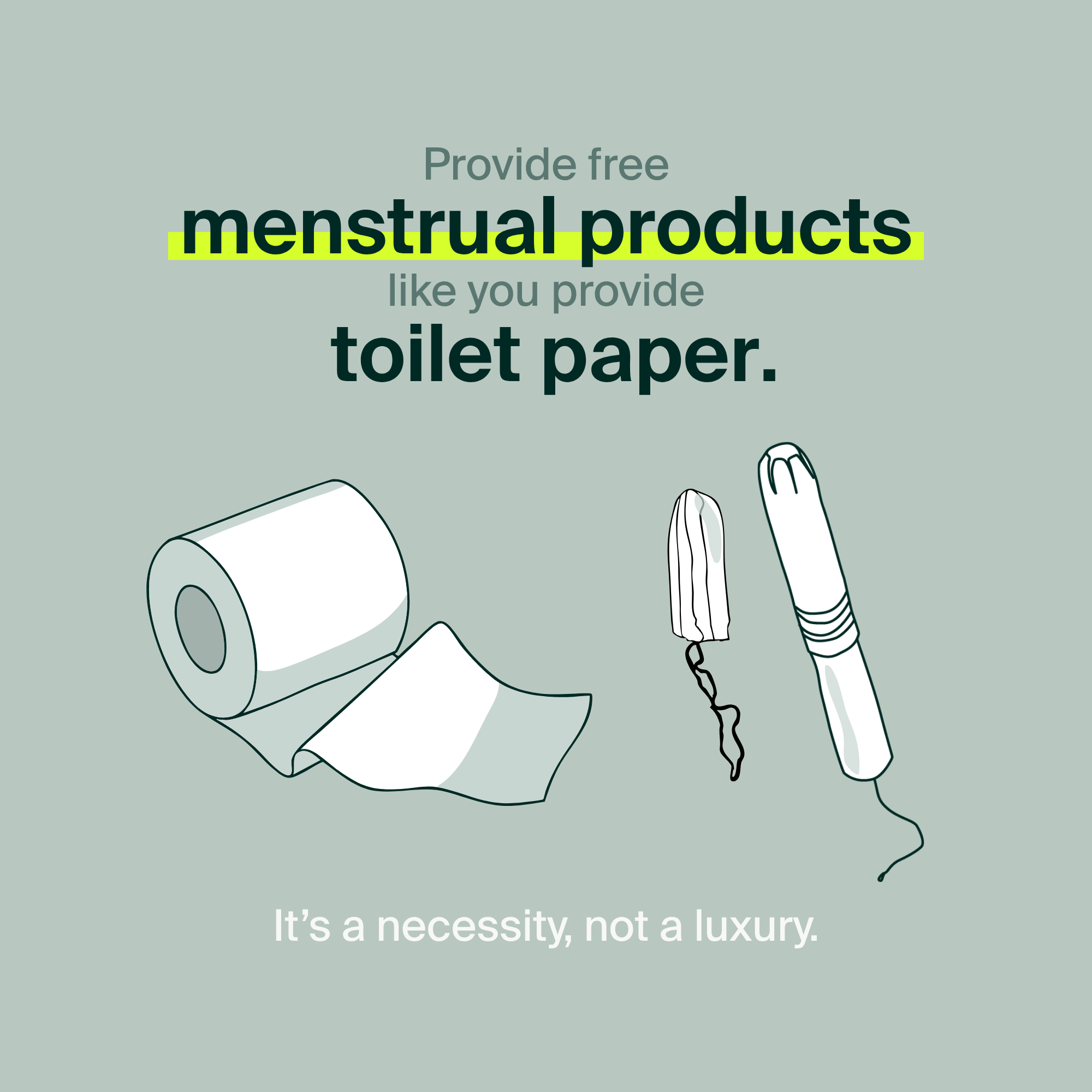 Recycled Plexiglass Wall-Mounted Dispenser - Applicator Tampons