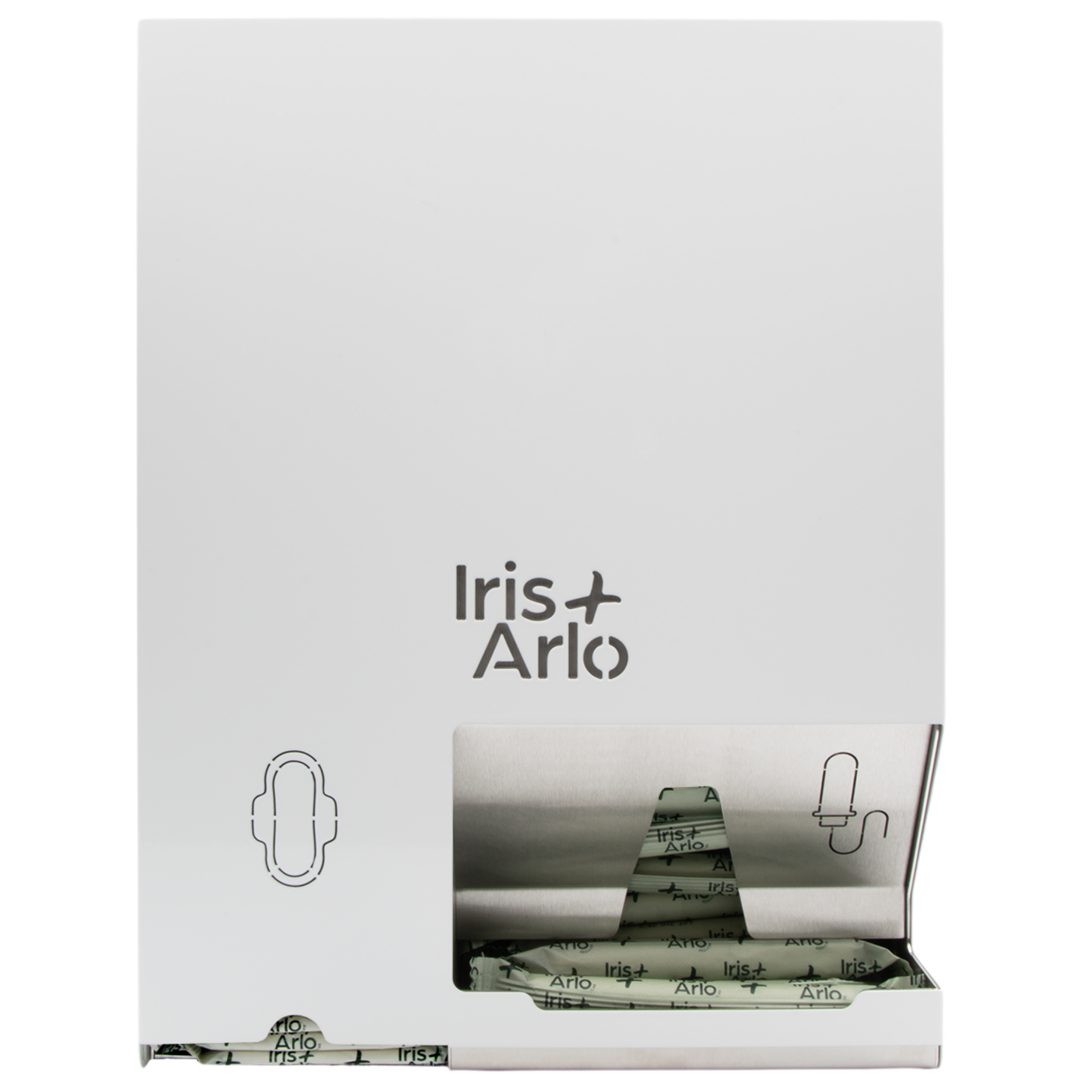 Wall-Mounted Steel Dispenser - Regular Pads & Tampons