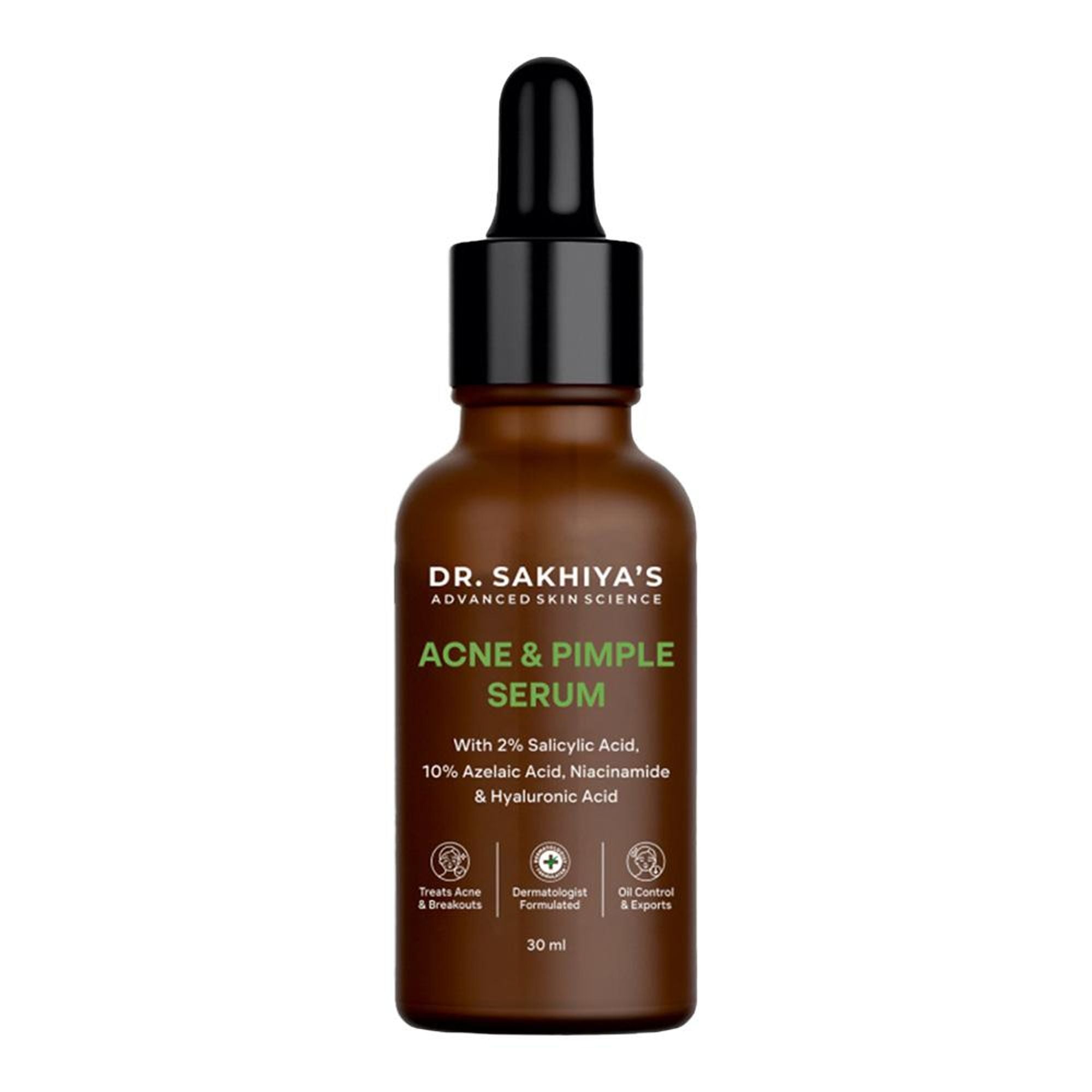 Dr.Sakhiya 2% Salicylic Acid Serum Anti-Acne Treatment for Pimples & Clogged Pores