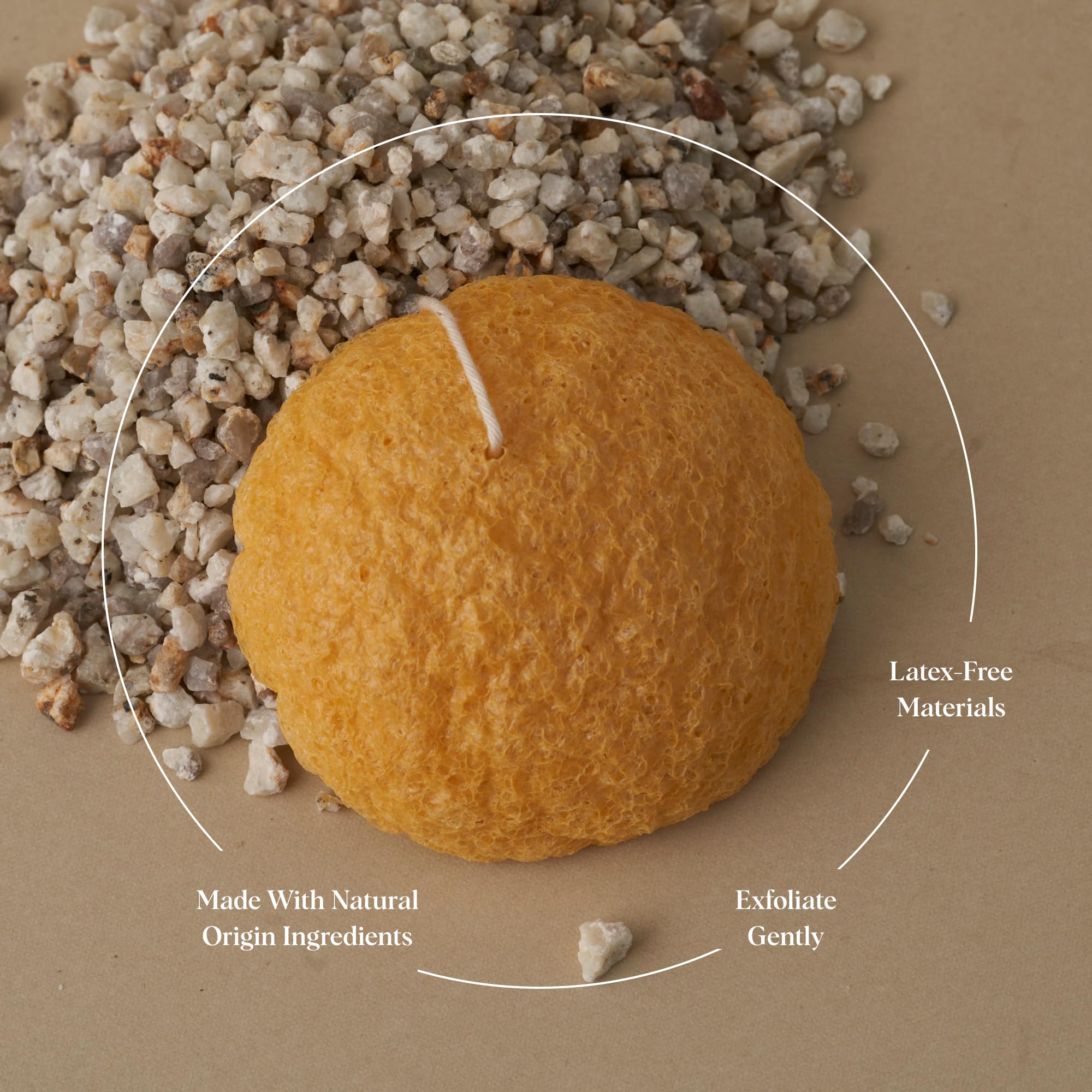 ILEM JAPAN Natural Japanese Konjac Sponge Face