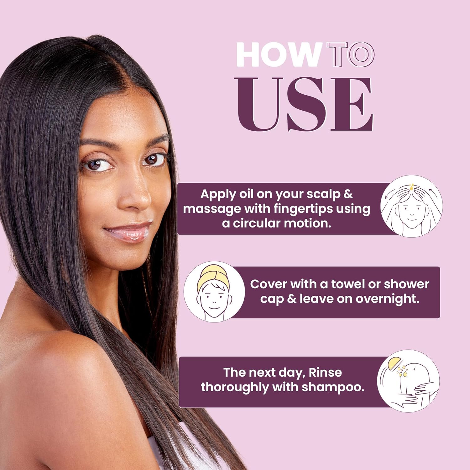 WildOak Rosemary Hair Oil with 3x Power of Bhringraj, Olive & Jojoba Oil | Non - Sticky | Hair Growth, Strengthening Hair Follicles, Hair Fall Control, Anti Dandruff & Nourishment | 50ml