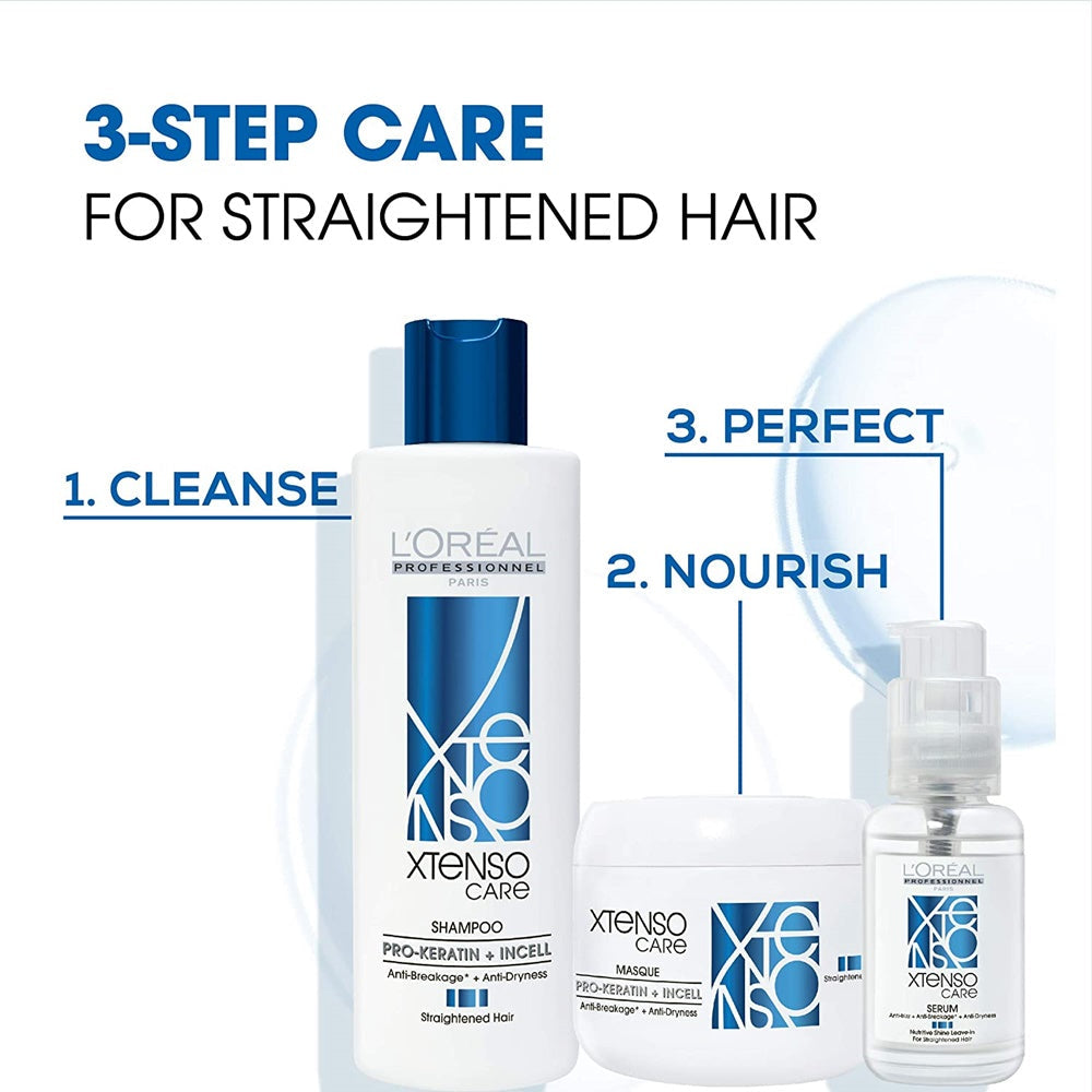L'Oreal Professional Paris Xtenso Care Shampoo and Masque (250 ml +196 gm)