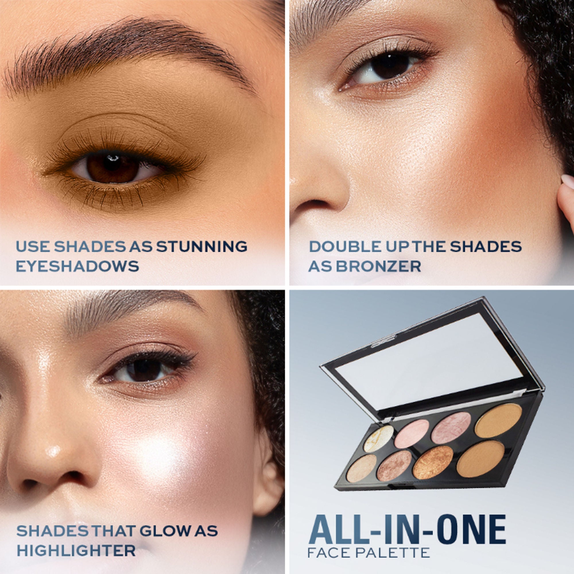 Makeup Revolution Ultra Blush and Contour Palette - Golden Sugar