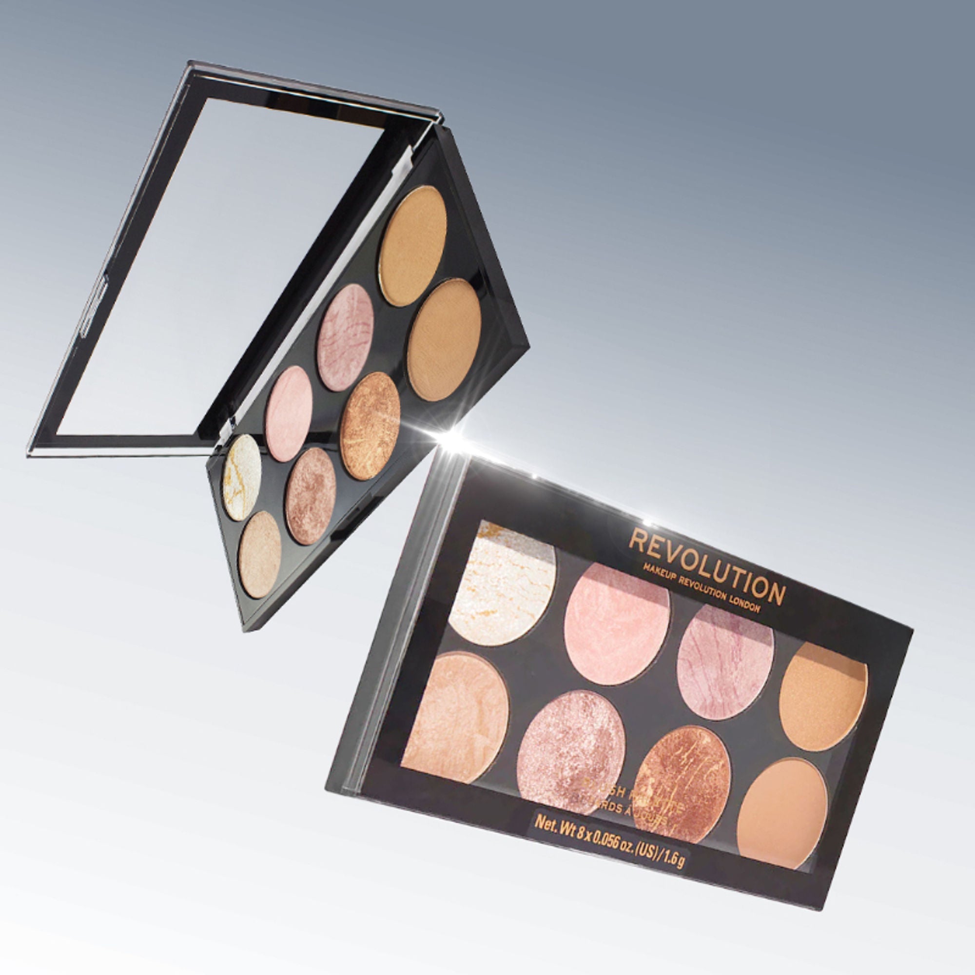 Makeup Revolution Ultra Blush and Contour Palette - Golden Sugar