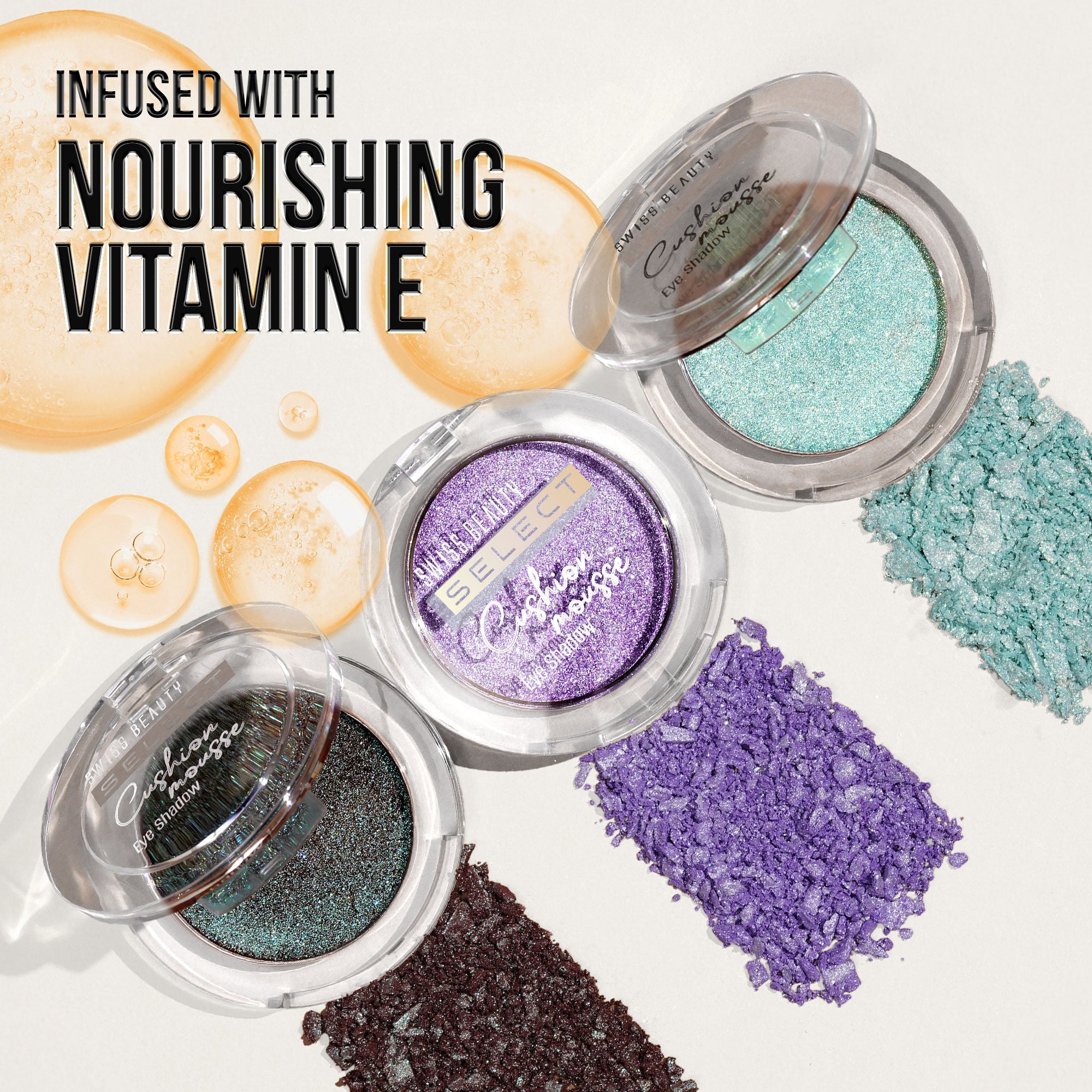 Swiss Beauty Select Cushion Mousse Eyeshadow - 1 Star Gazer