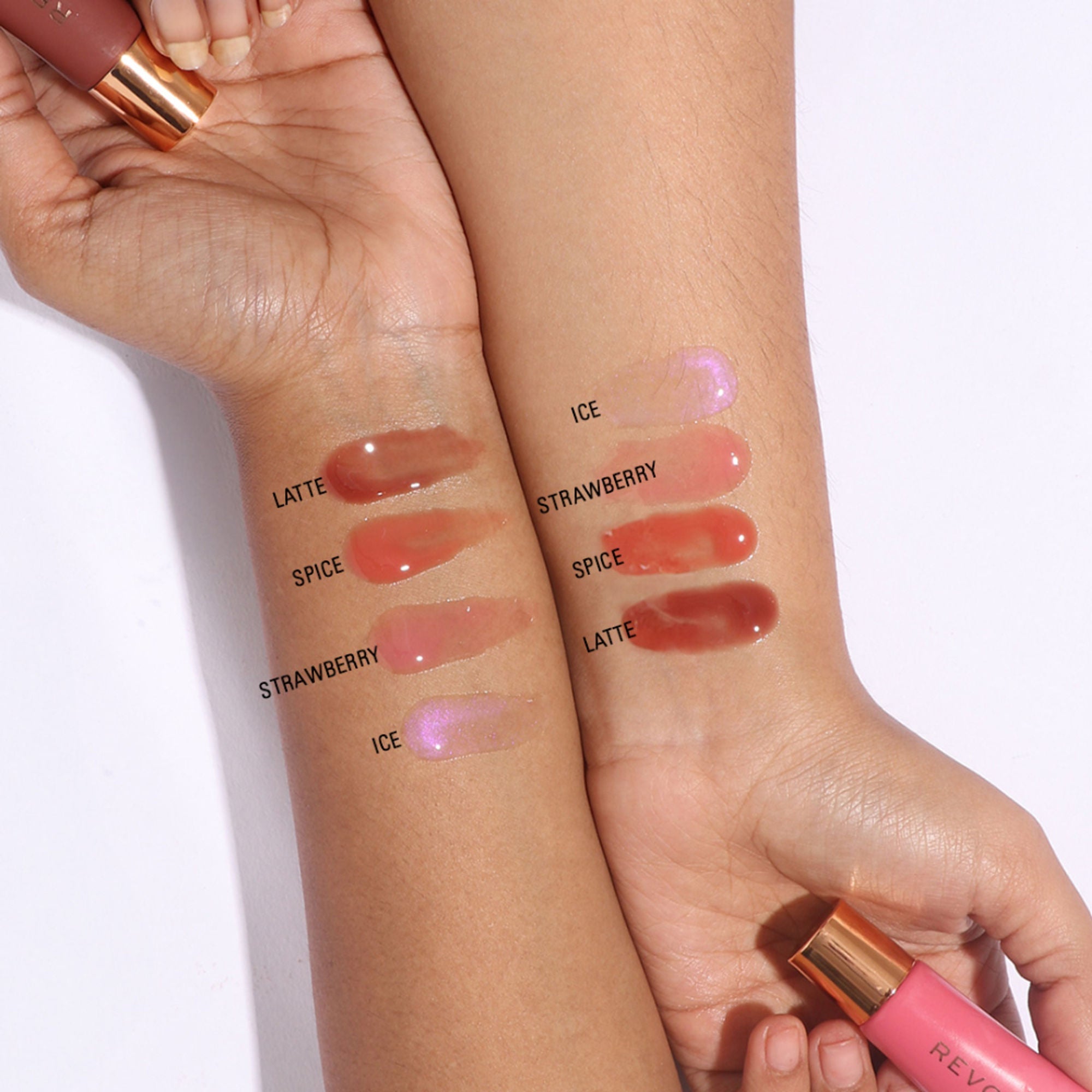 Makeup Revolution Juicy Peptide Lip Balm - Nude Latte