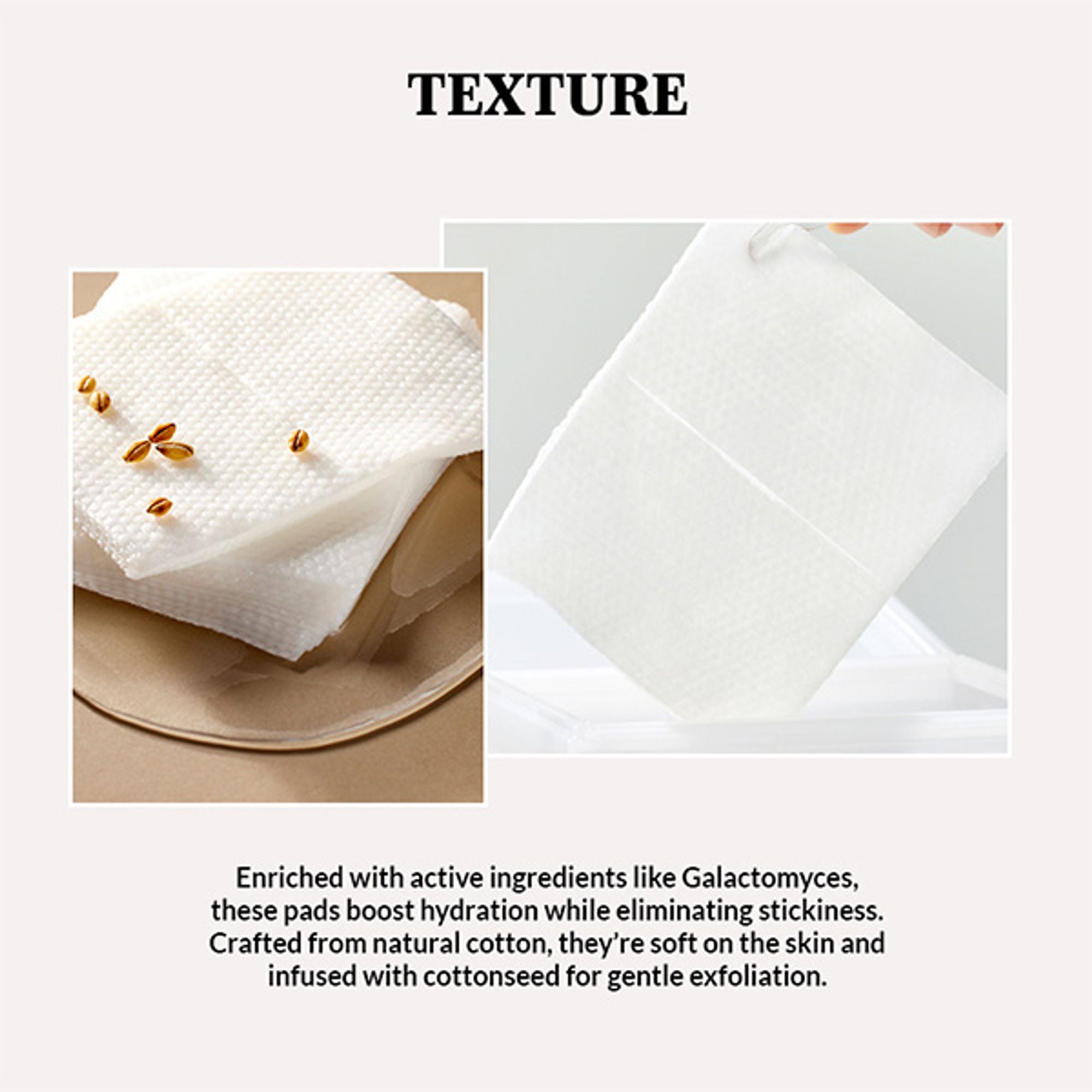Mixsoon Galactomyces Toner Pad, Gentle Exfoliation, Brightens Skin & Boosts Radiance