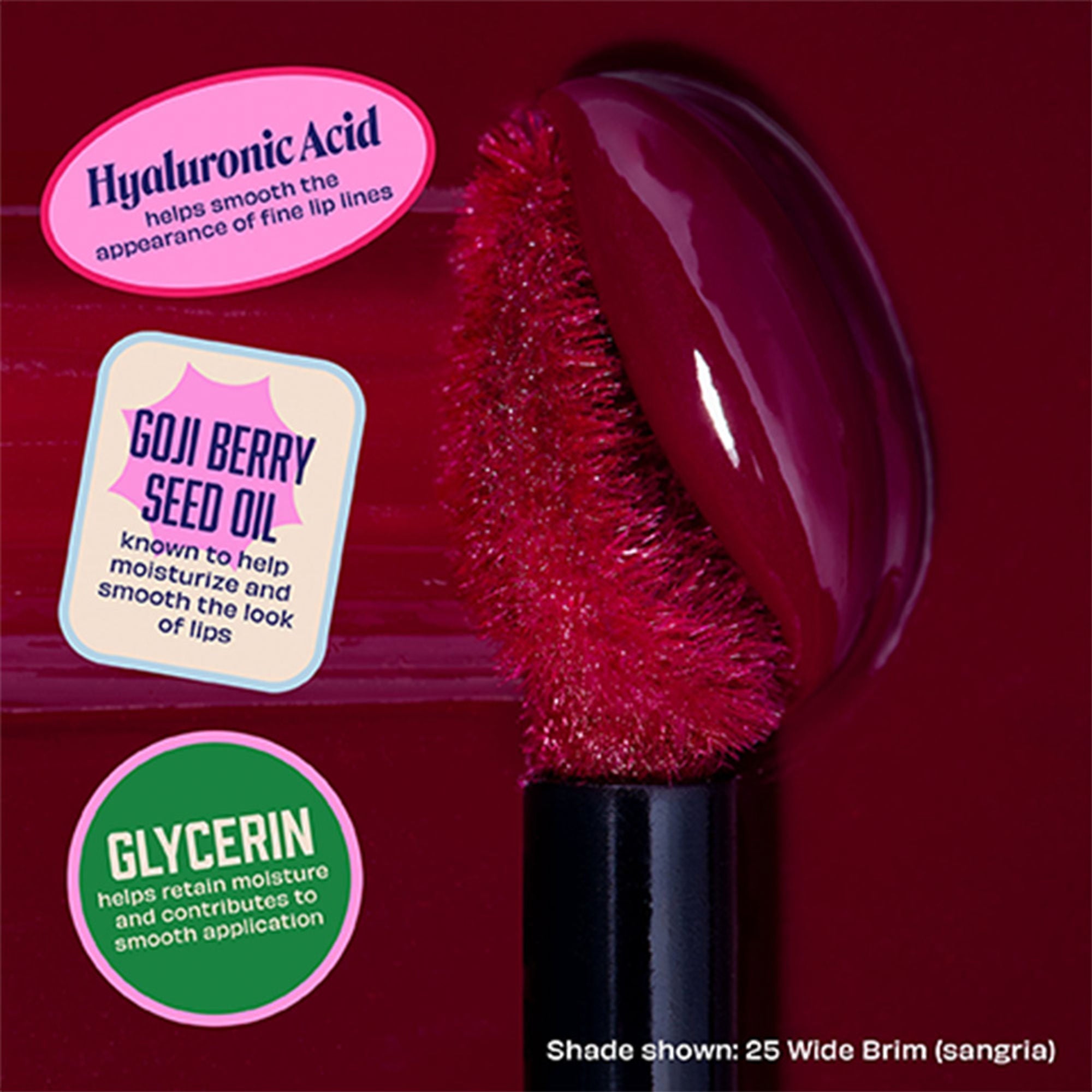 Benefit Cosmetics Splashtint Dewy Lip Tint - 17 Heat Wave Pomegranate Red
