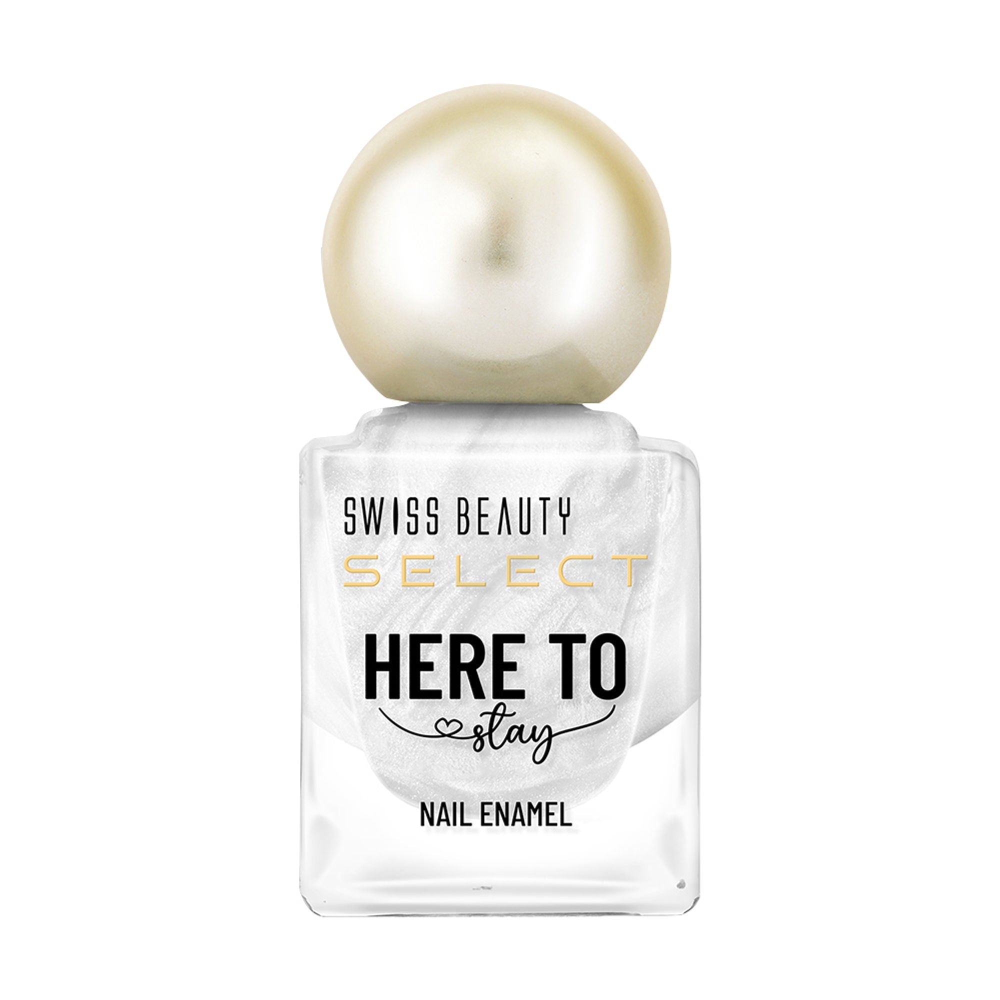 Swiss Beauty Select Here To Stay Nail Enamel - Sheer Pearl