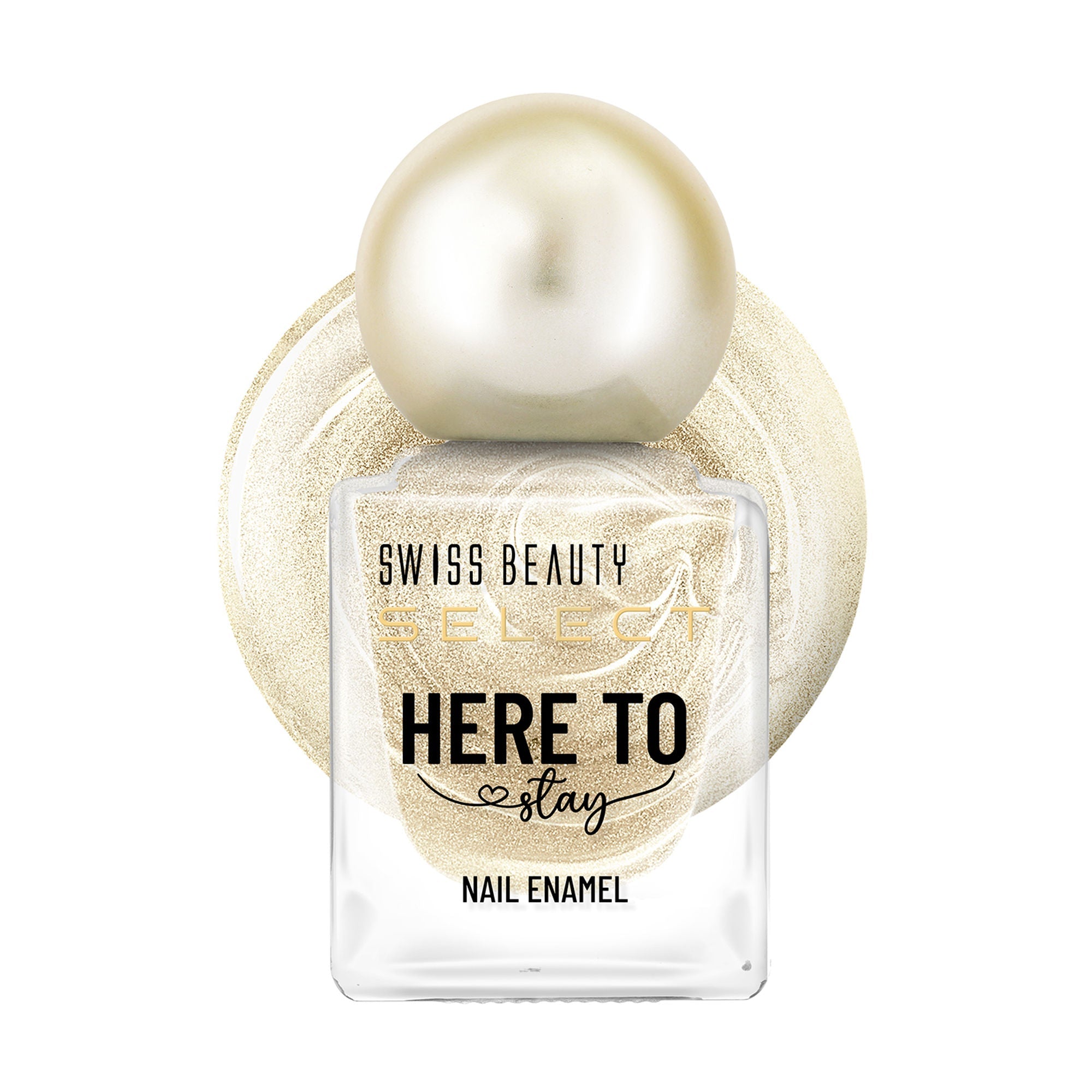Swiss Beauty Select Here To Stay Nail Enamel - Chunky Champagne