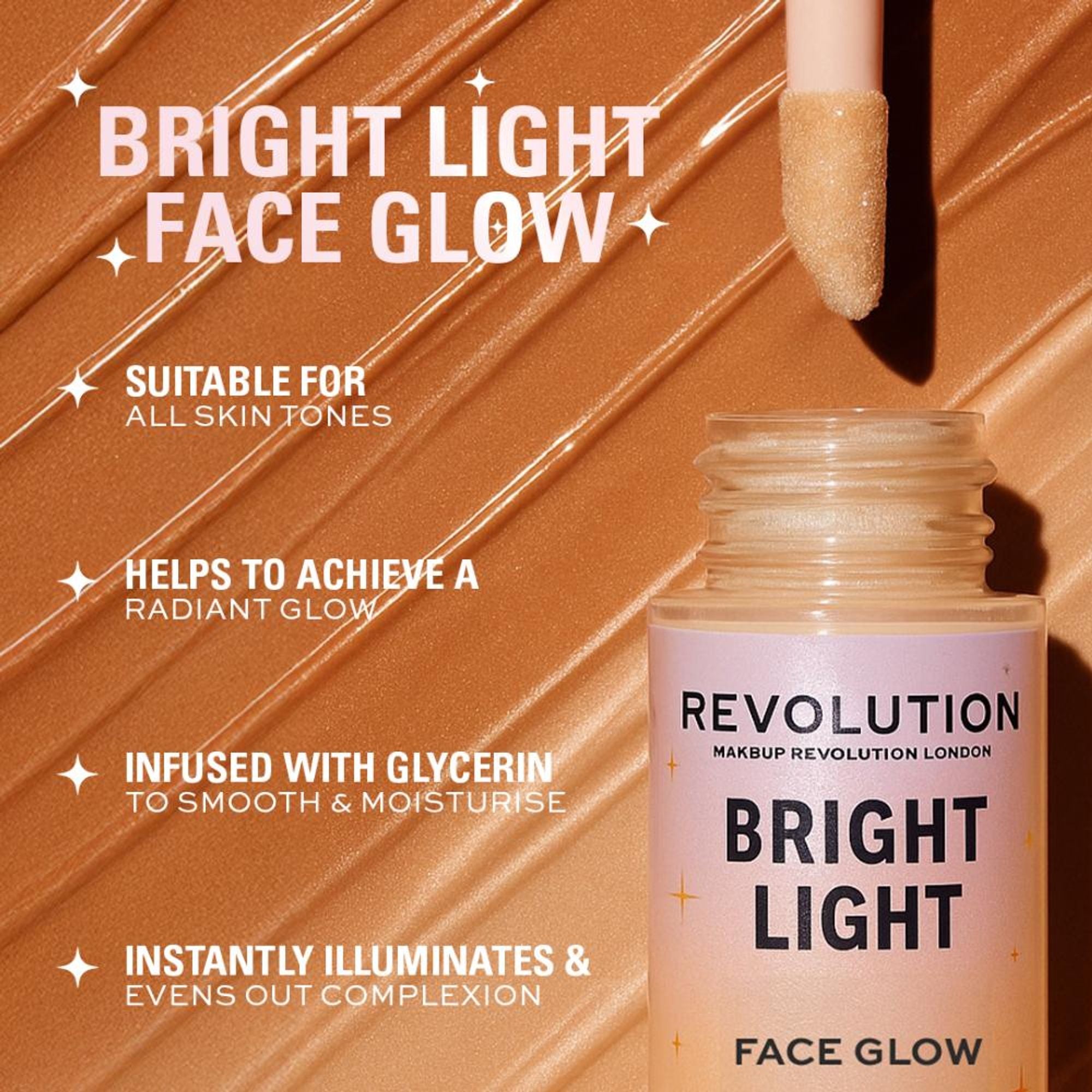 Makeup Revolution Bright Light Face Glow - Illuminate Medium