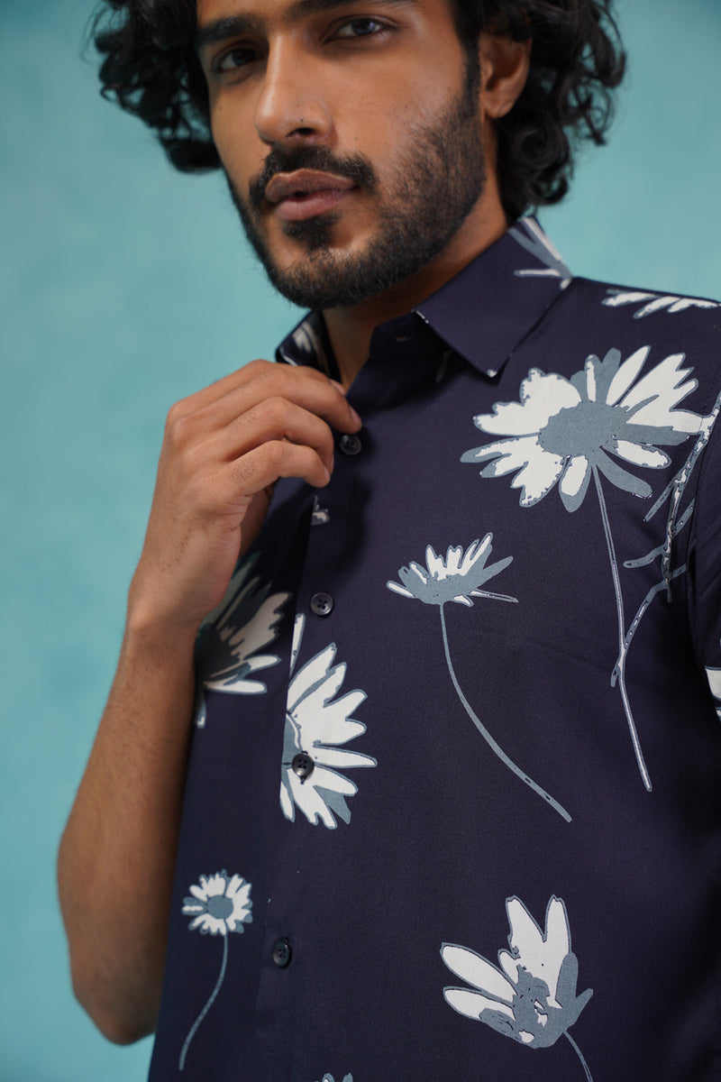 Men's Floral Printed Formal Shirts