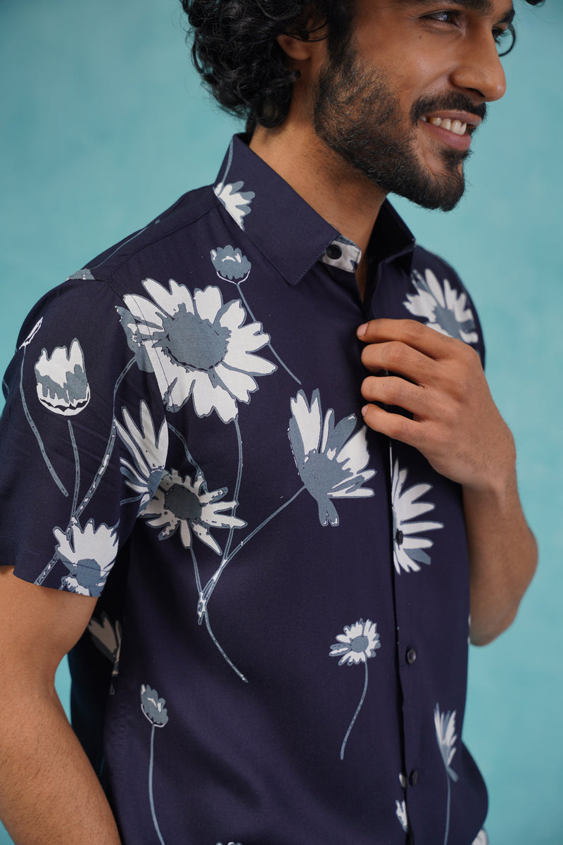 Men's Floral Printed Formal Shirts