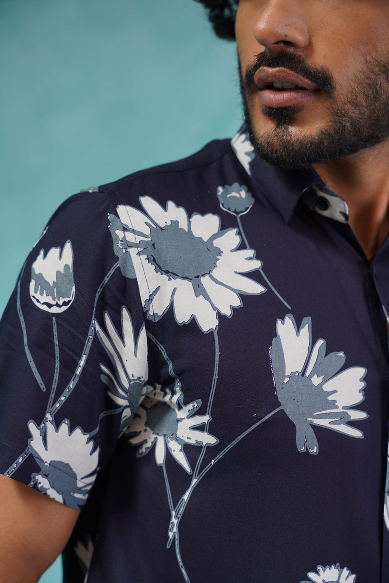 Men's Floral Printed Formal Shirts