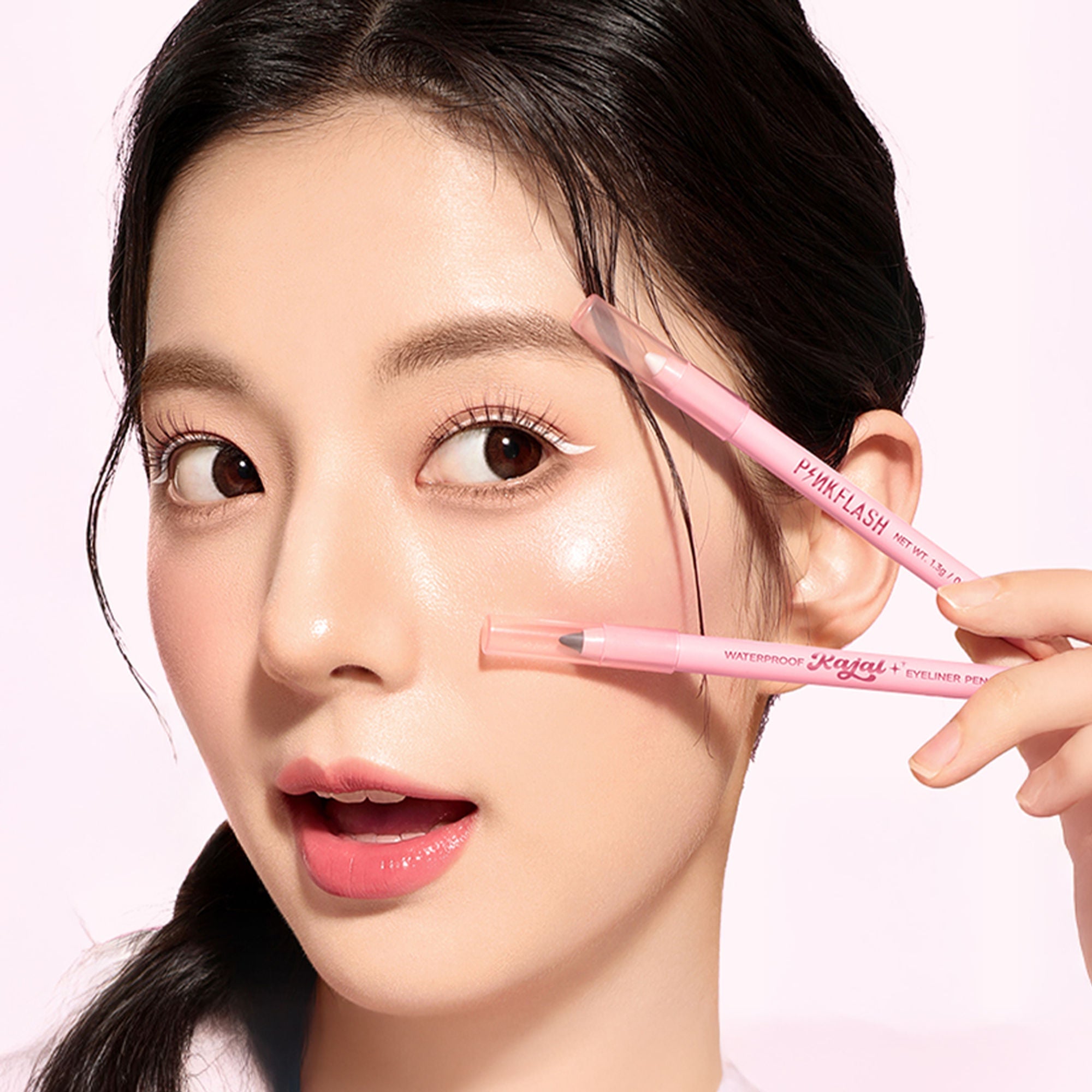 PINKFLASH Waterproof Kajal Eyeliner Pencil - Wt01 White
