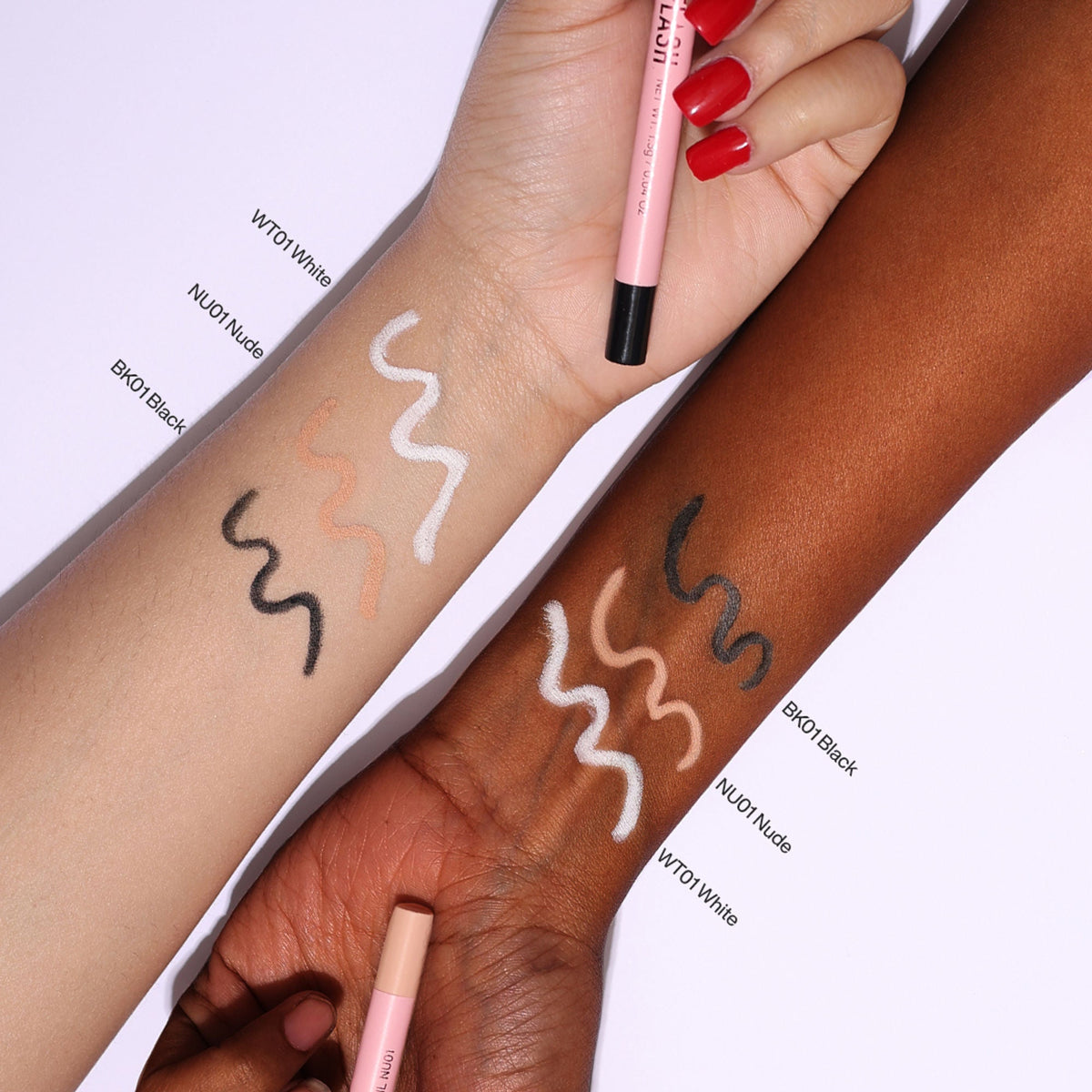 PINKFLASH Waterproof Kajal Eyeliner Pencil - Wt01 White