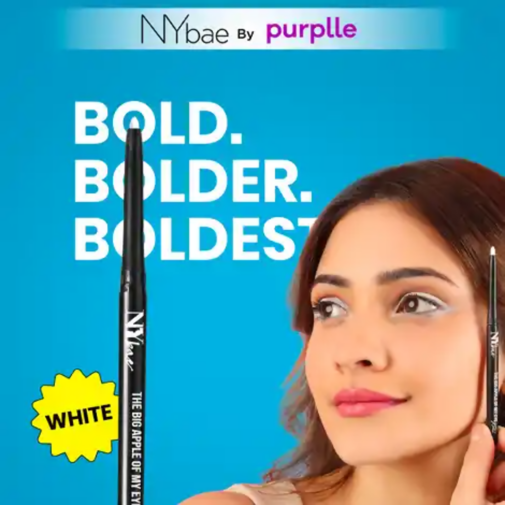 NY Bae The Big Apple Of My Eyes Kohl Kajal - White