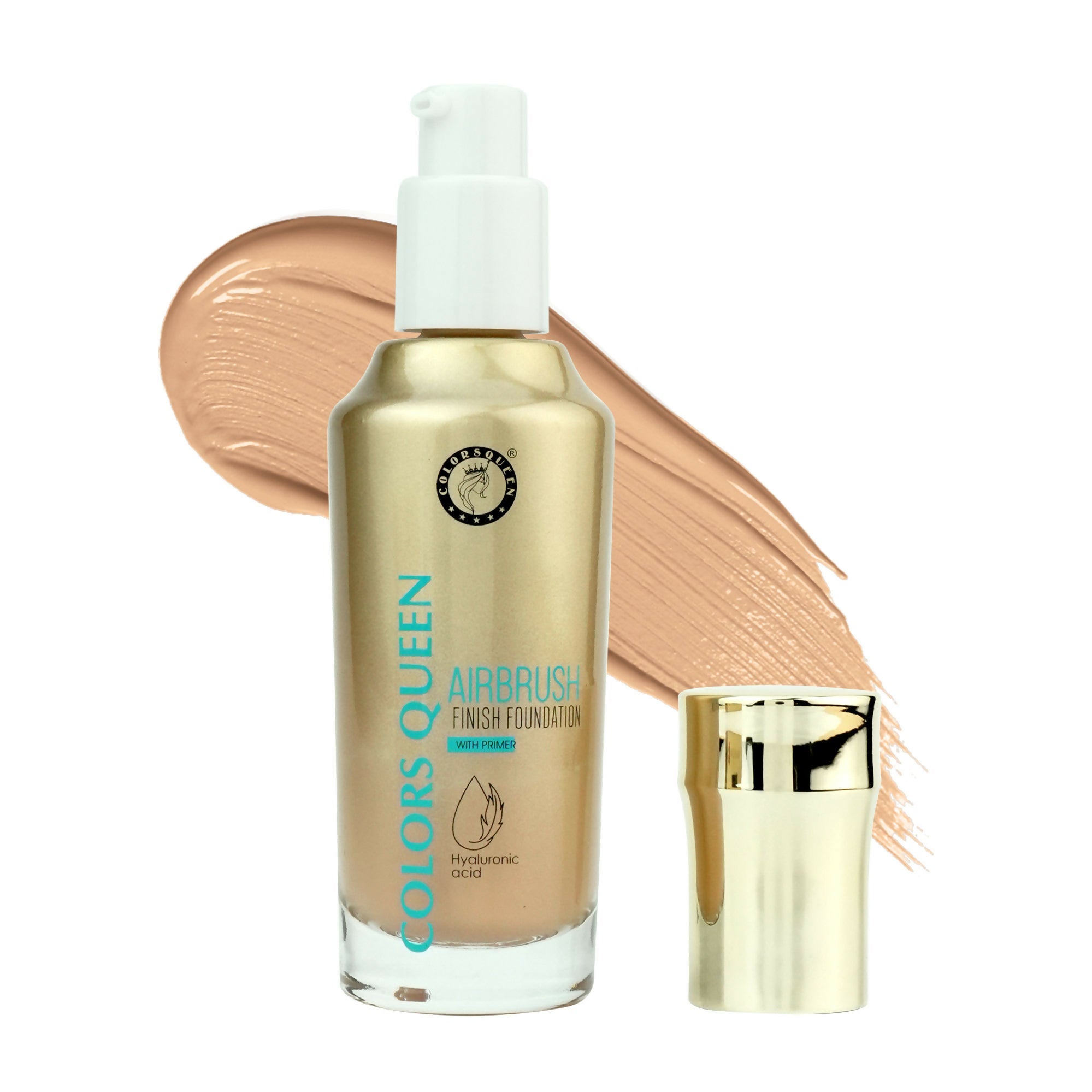 Colors Queen Airbrush Foundation With Primer - Rose Blush
