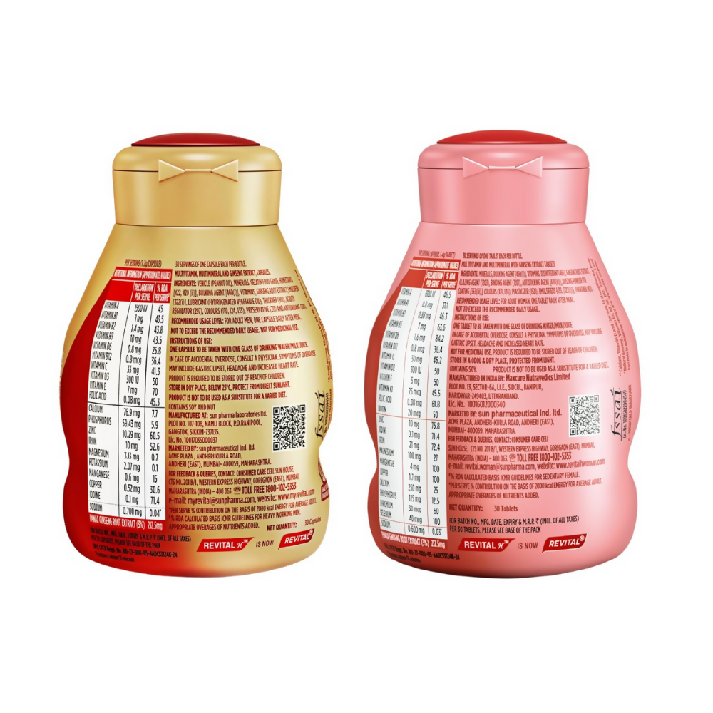 Revital H Woman 30S And Men 30S Capsules