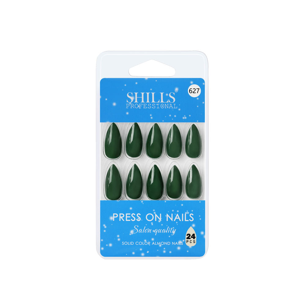 Shills Professional Reusable Press On Nails Almond - SPN627