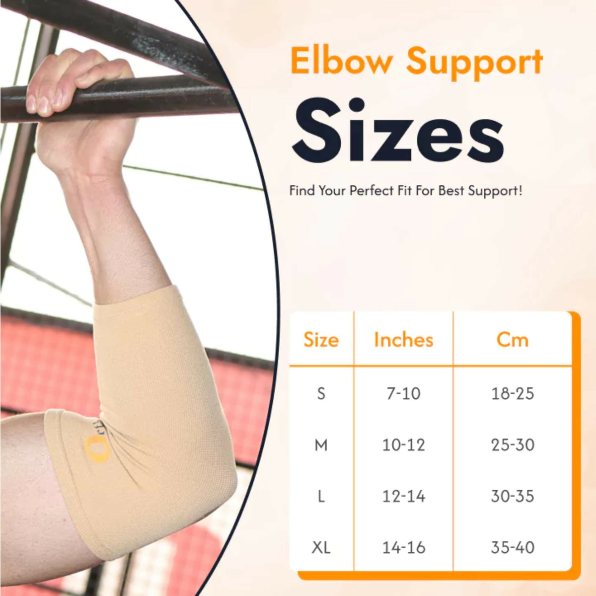 Orth-rem Elbow Support Brace For Men & Women (Pair)