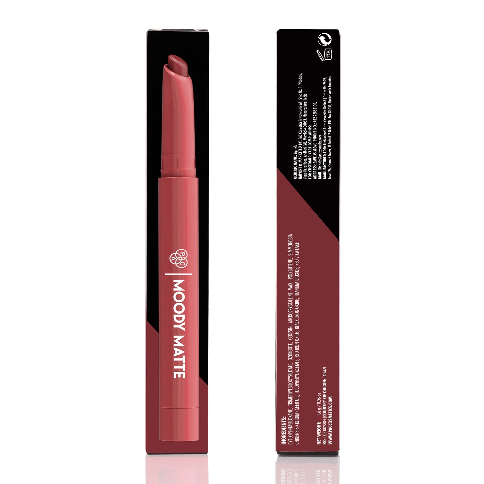 PAC Studio Moody Matte Lipstick - Bachelorette