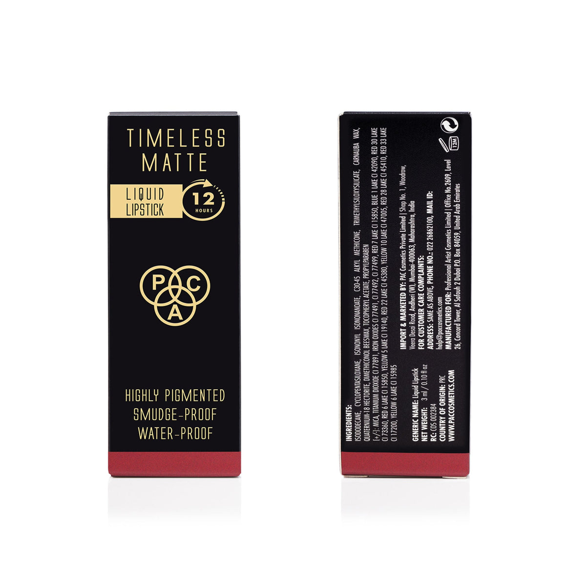 PAC Studio Timeless Matte Mini Lipstick - Hottila