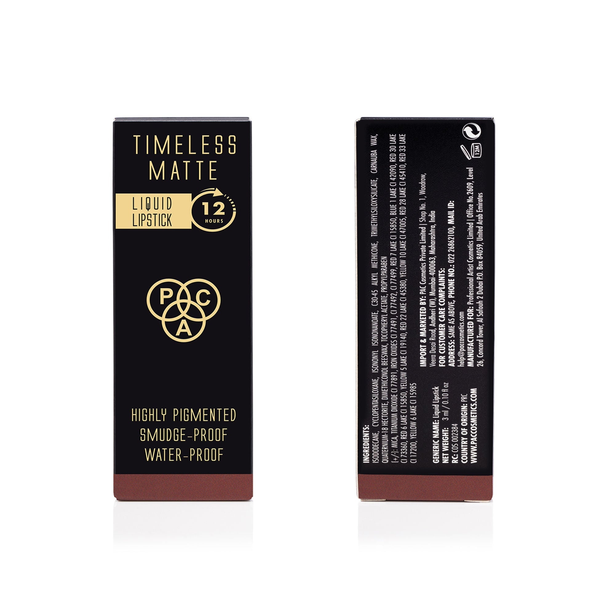 PAC Studio Timeless Matte Mini Lipstick - Cocoa Berry