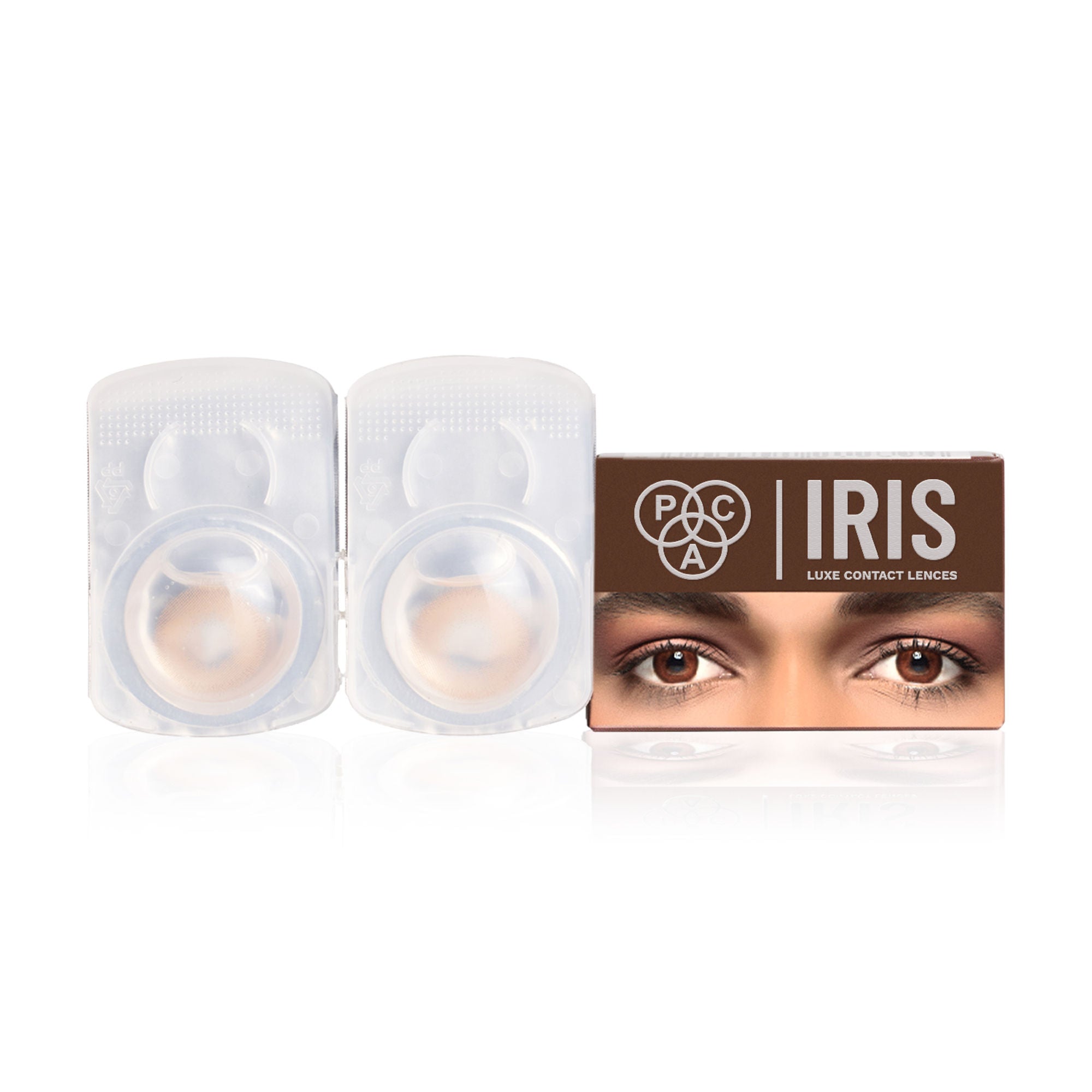 PAC Studio IRIS LUXE Daily Lenses Amber - Comfortable Natural Looking Lenses, Soft Non-Irritating