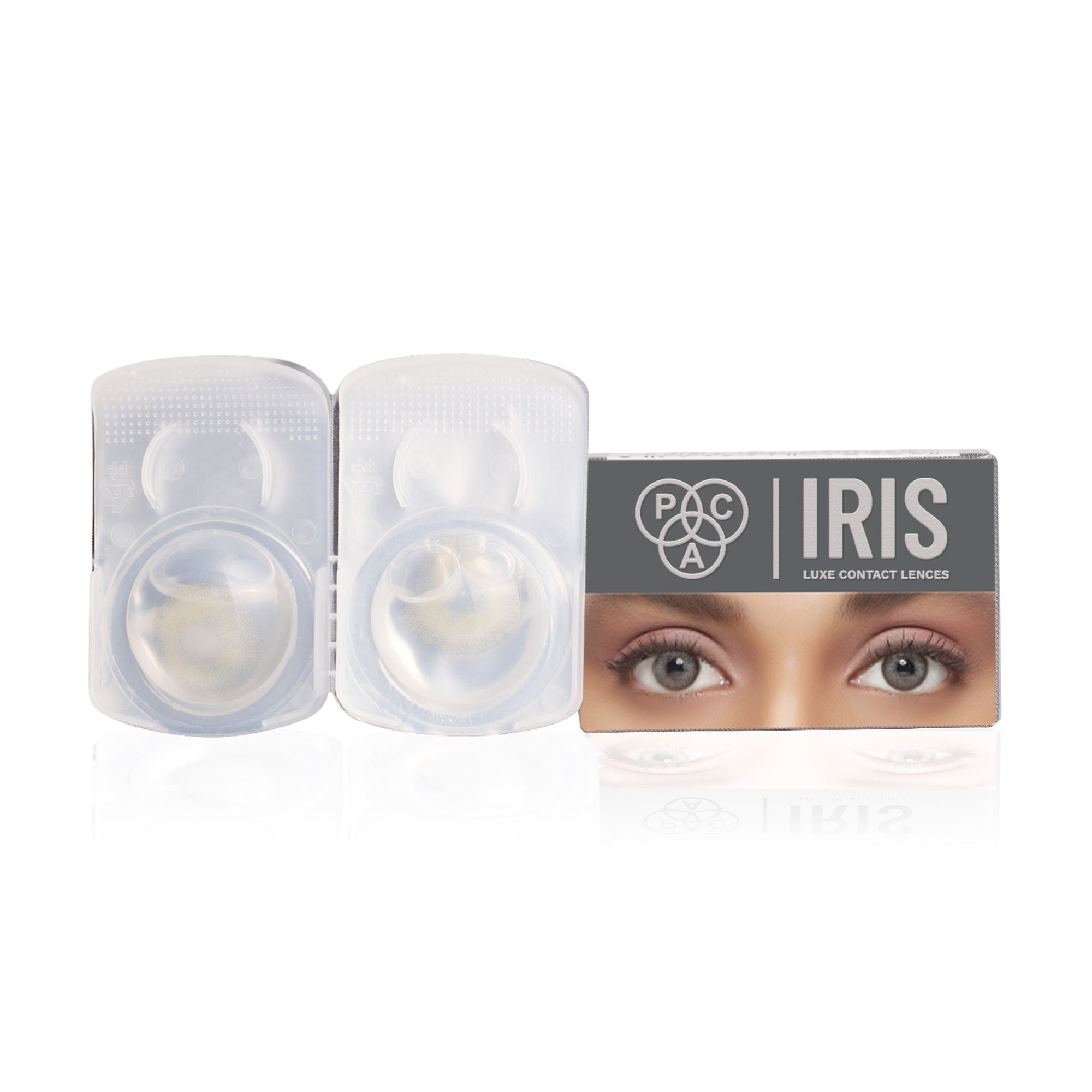PAC Studio IRIS LUXE Daily Lenses Moonstone - Comfortable Natural Looking Lenses, Soft Non-Irritating