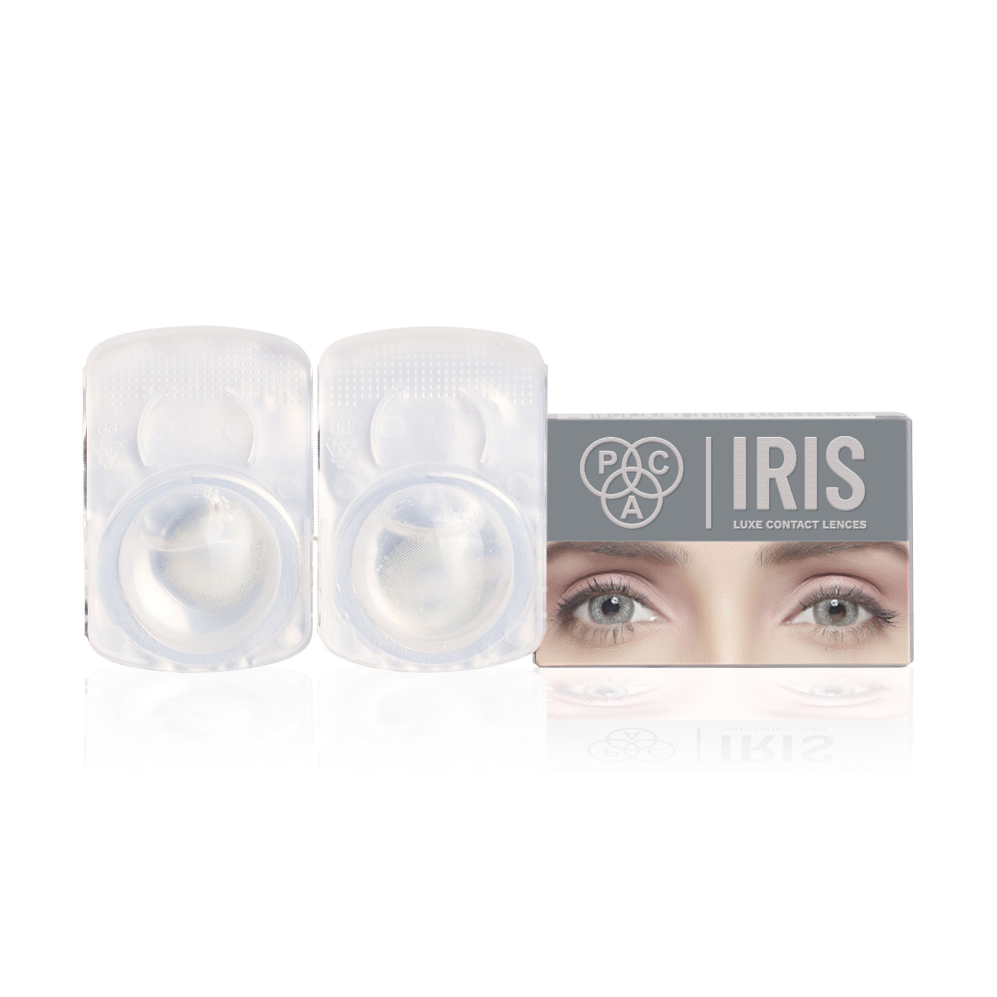 PAC Studio IRIS LUXE Daily Lenses Crystal - Comfortable Natural Looking Lenses, Soft Non-Irritating