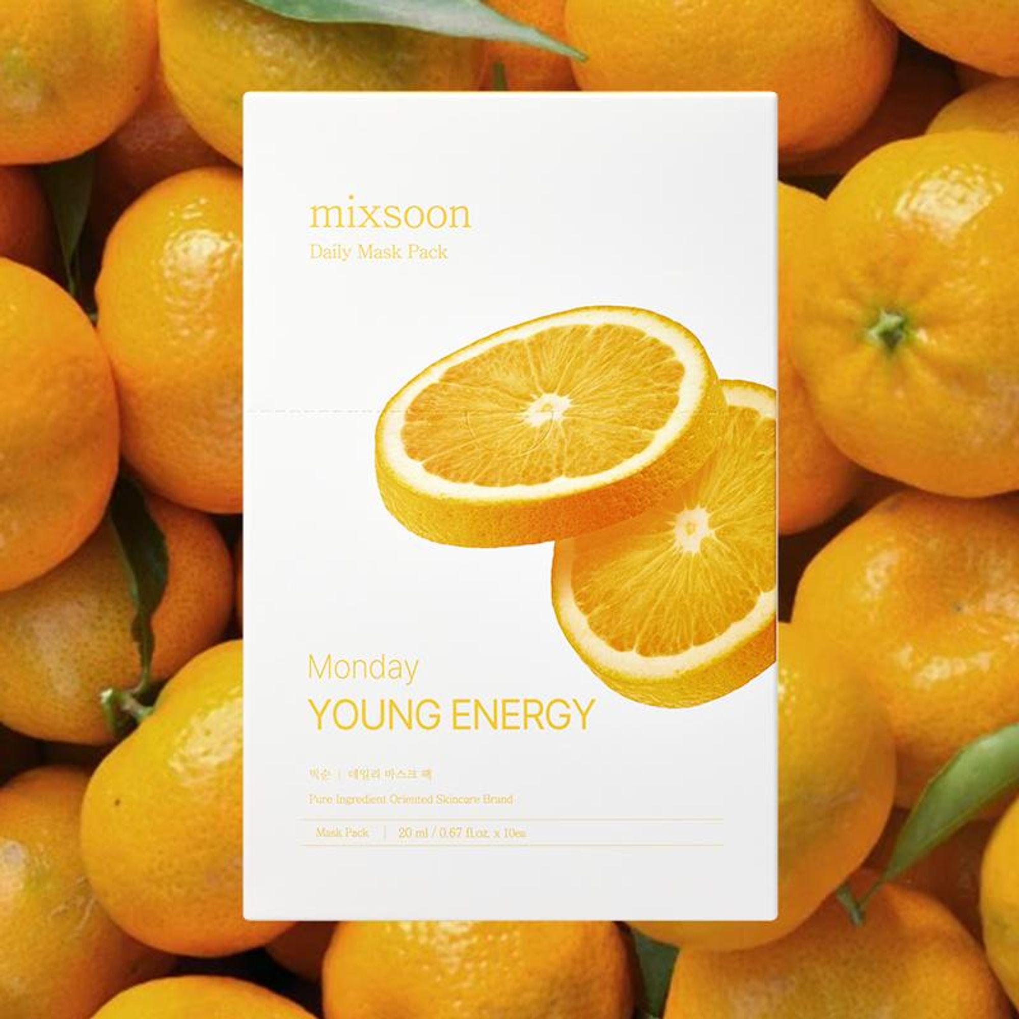 Mixsoon Daily Mask Pack Monday, Calms, Hydrates & Soothes Dry Skin Sheet Mask